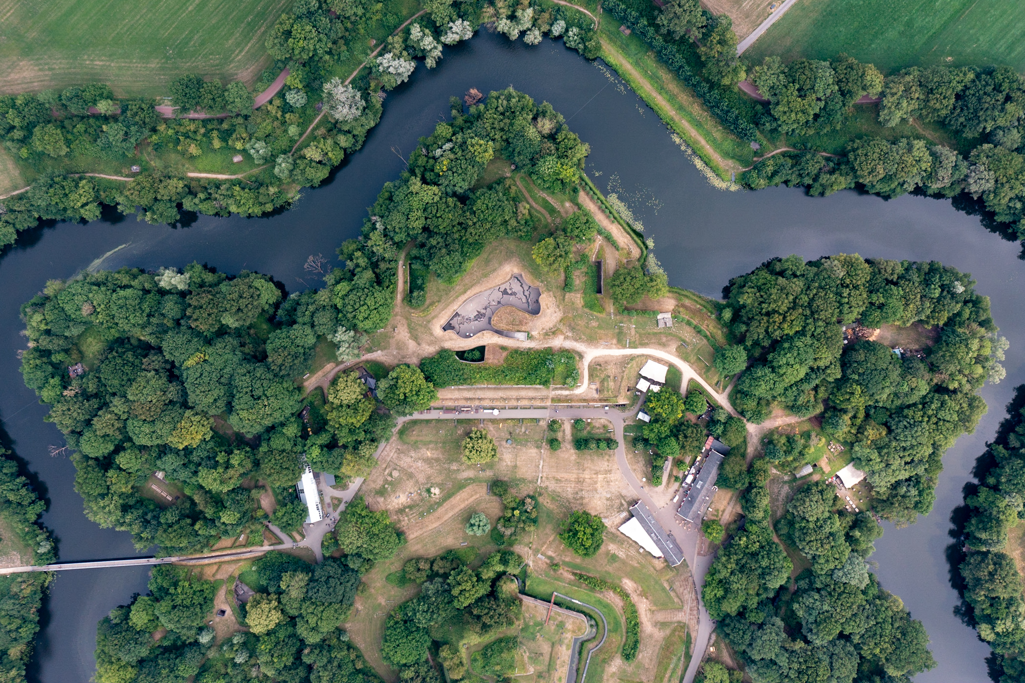 Das heutige Wasserlinien-Museum ist ein ein Beispiel für die Neue Holländische Wasserlinie