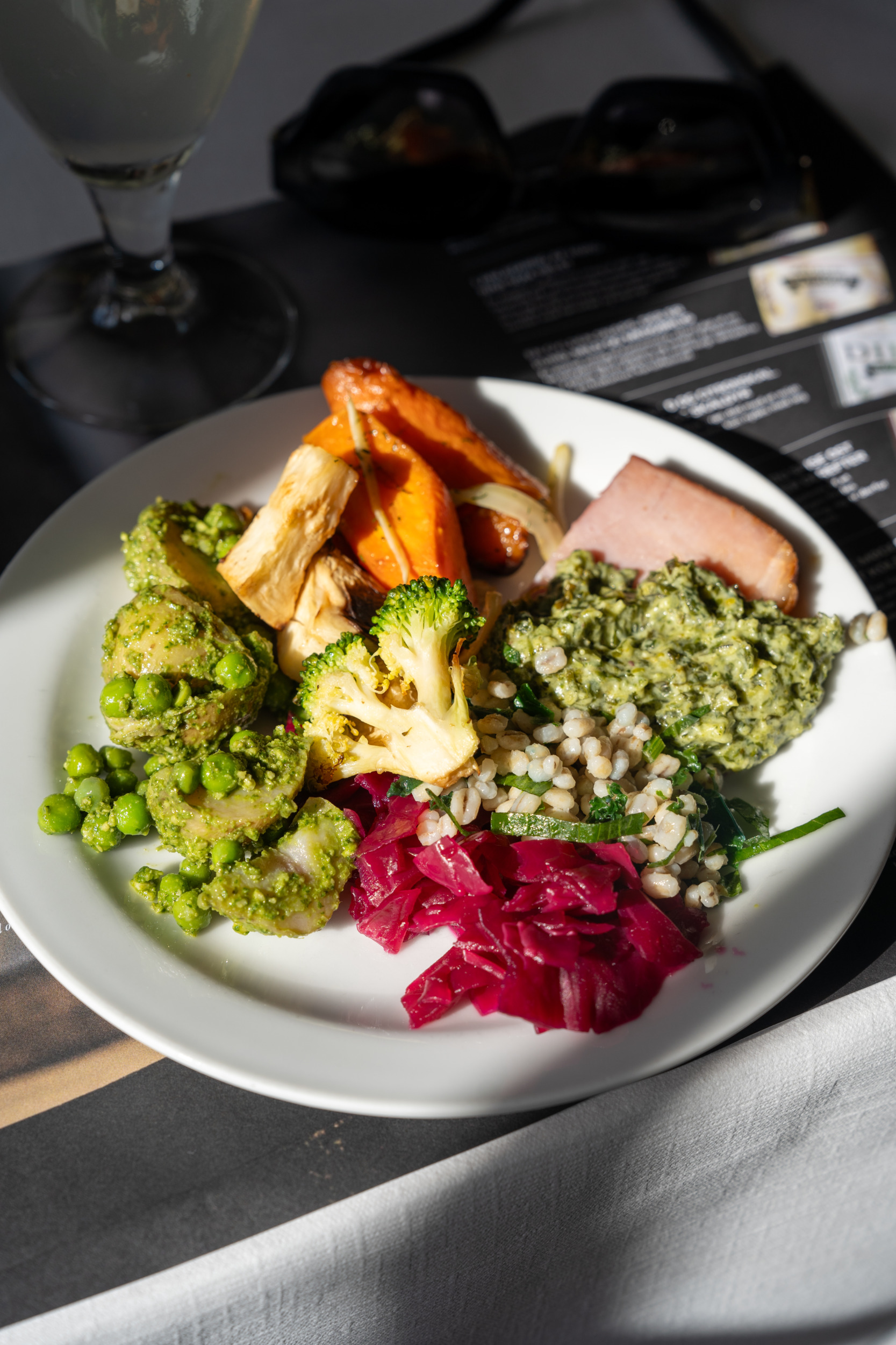 Essen im Restaurant Traktorstedet Hojeruplund