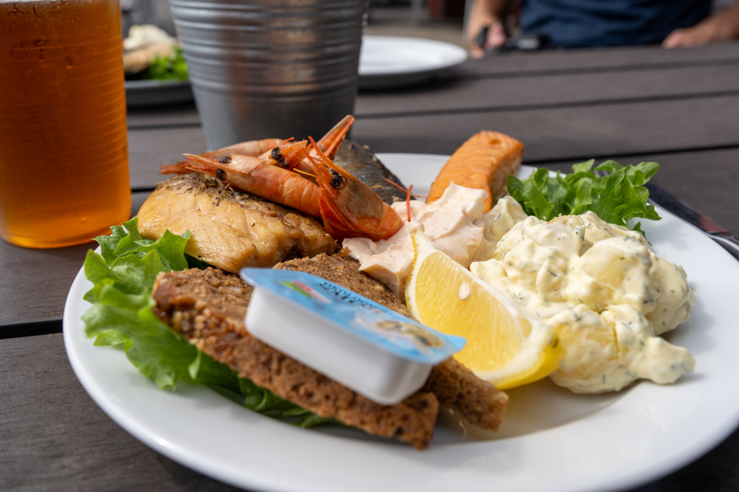 Frisch geräucherten Fisch gibt's in der Faaborg Røgeri