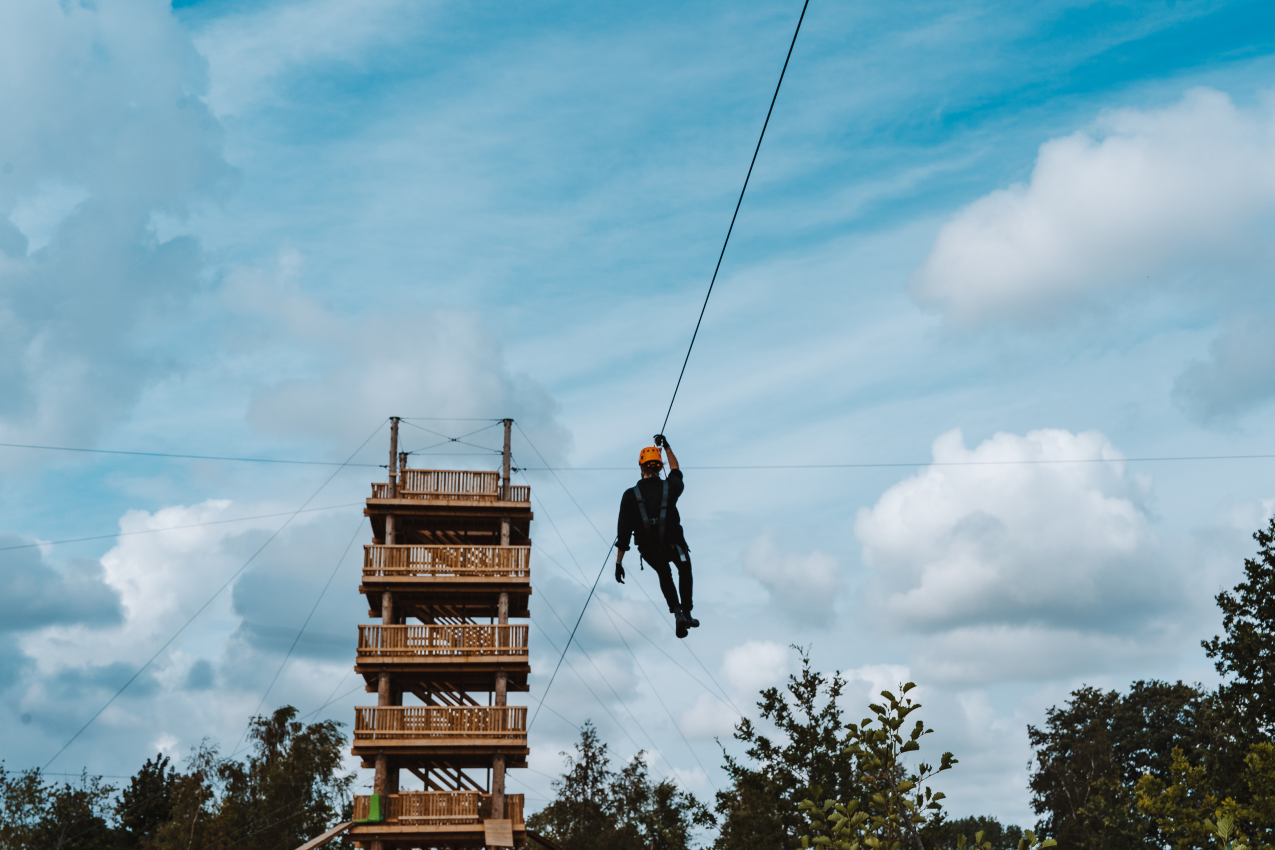 In Fyns Sommerland könnt ihr ordentlich durch die Luft fliegen