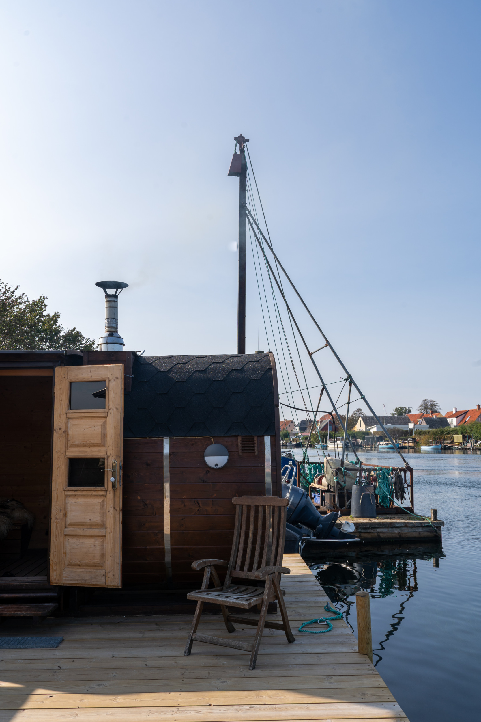 Die private Seesauna ist ein echtes Highlight auf Enø