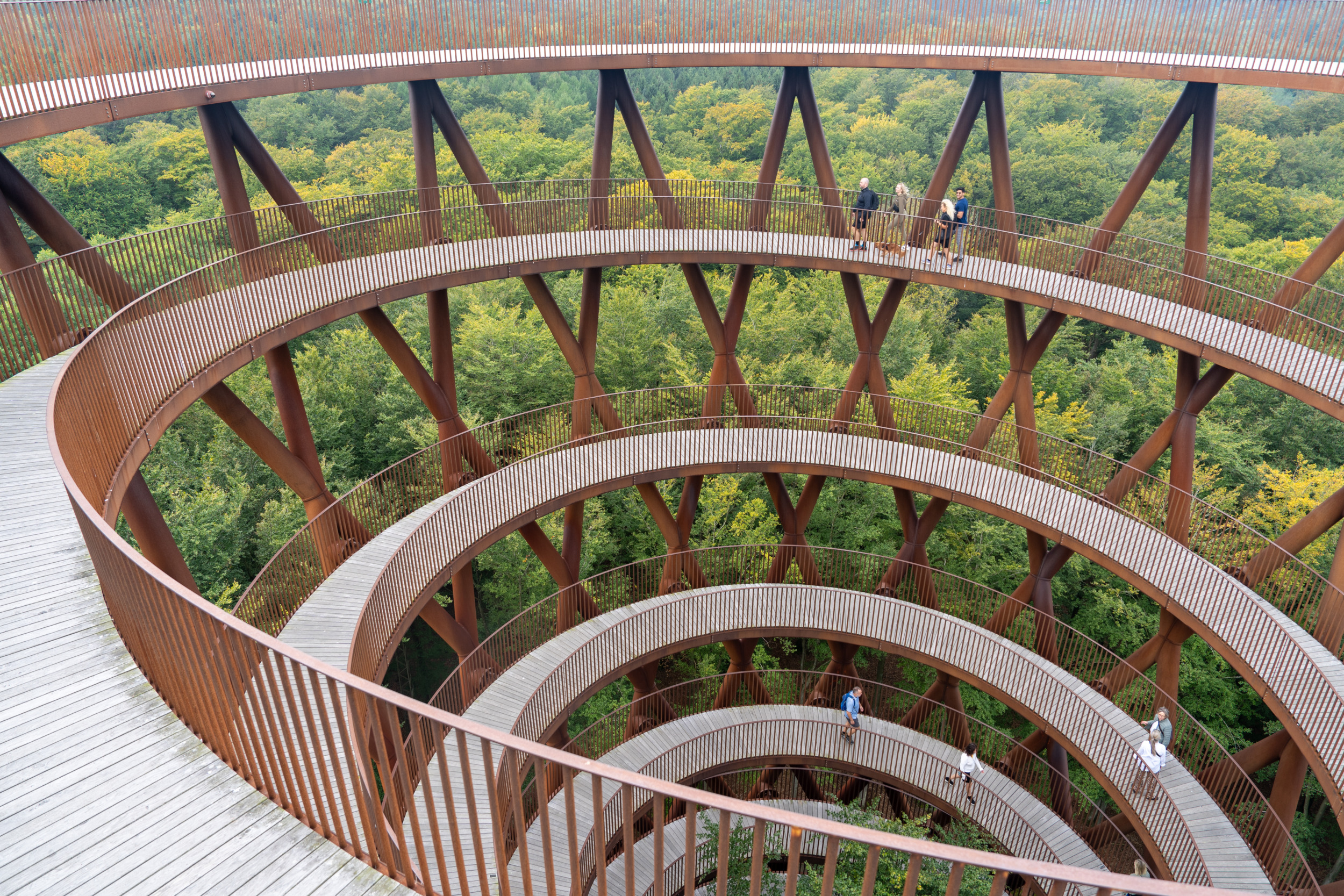 Der Waldturm Skovtårnet ist ein echtes Architektur-Highlight