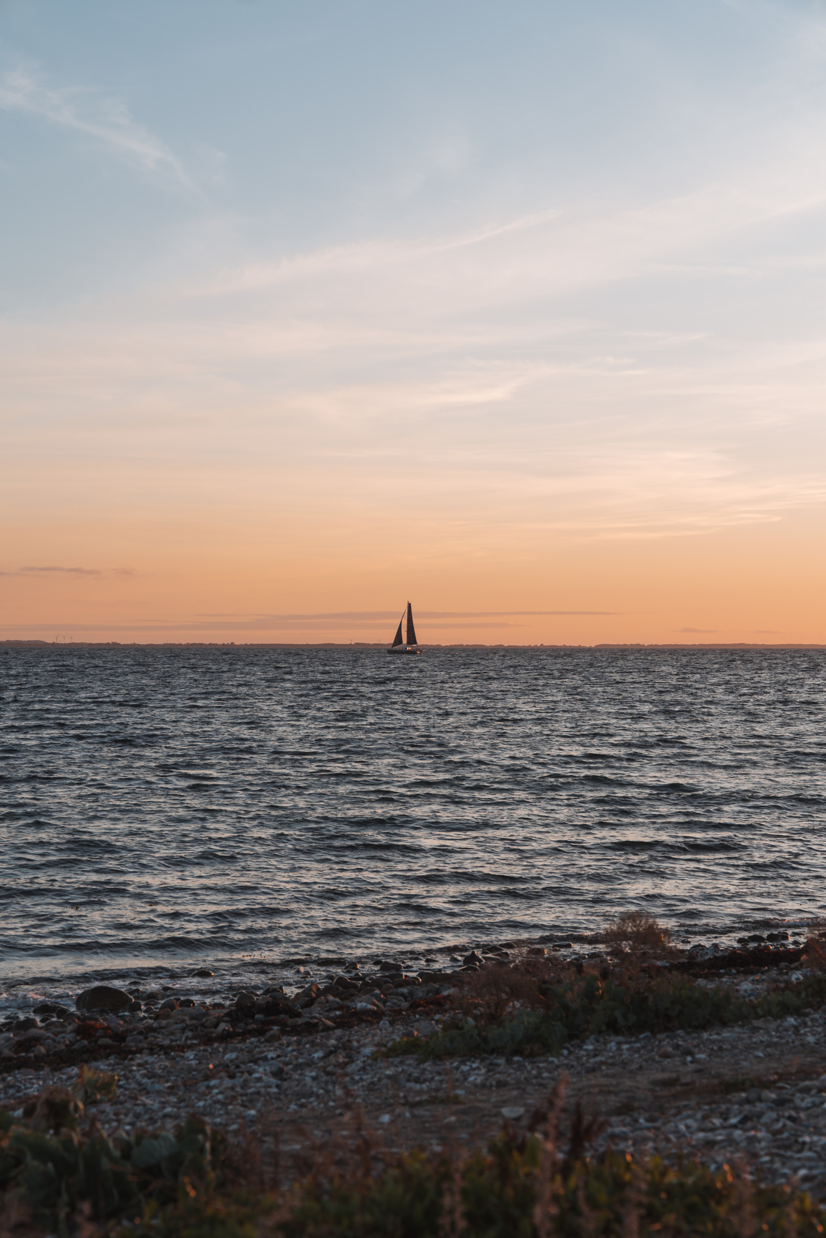 Sonnenuntergang an Fyns Hoved