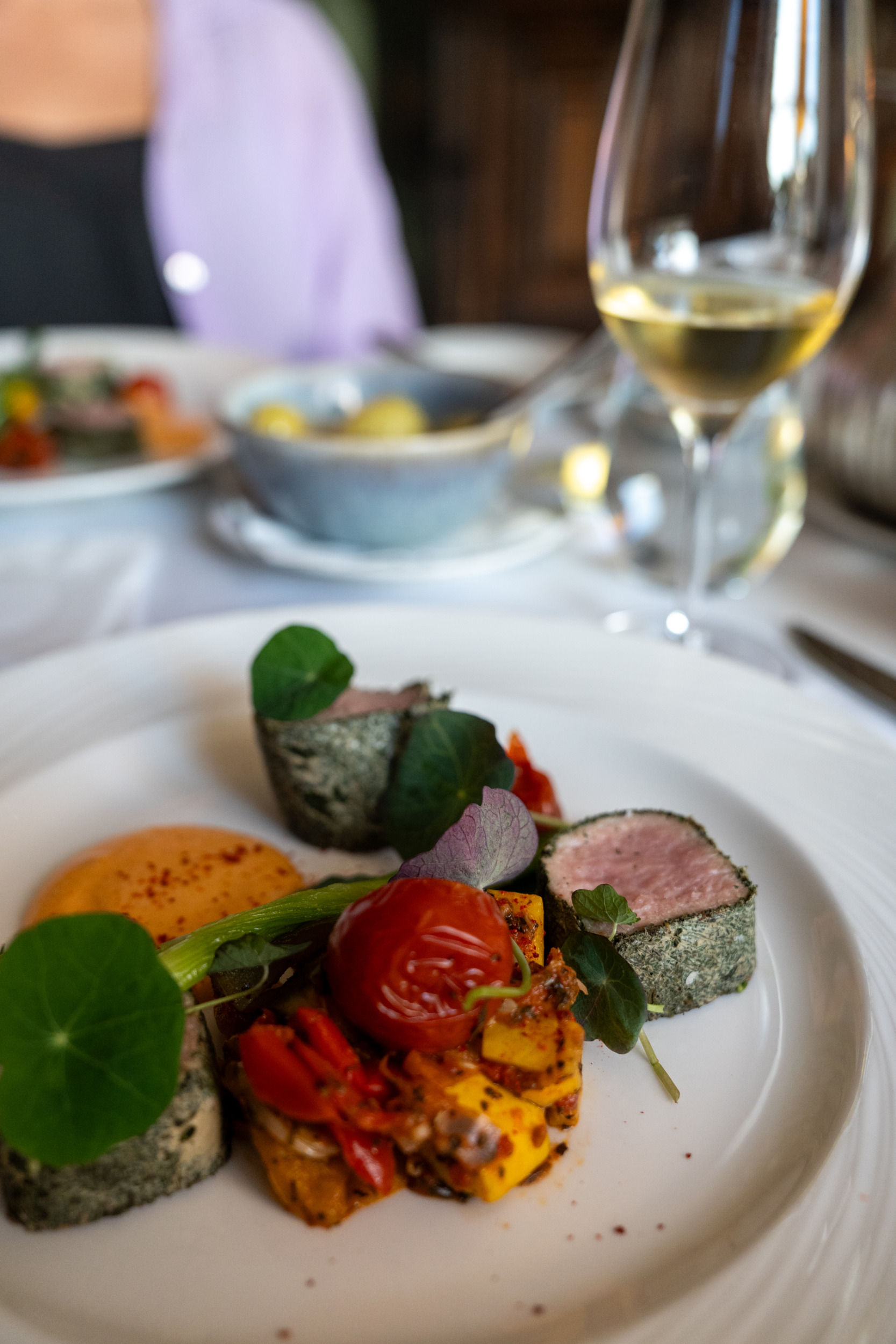 Restaurant im Broholm Slot auf Fyn