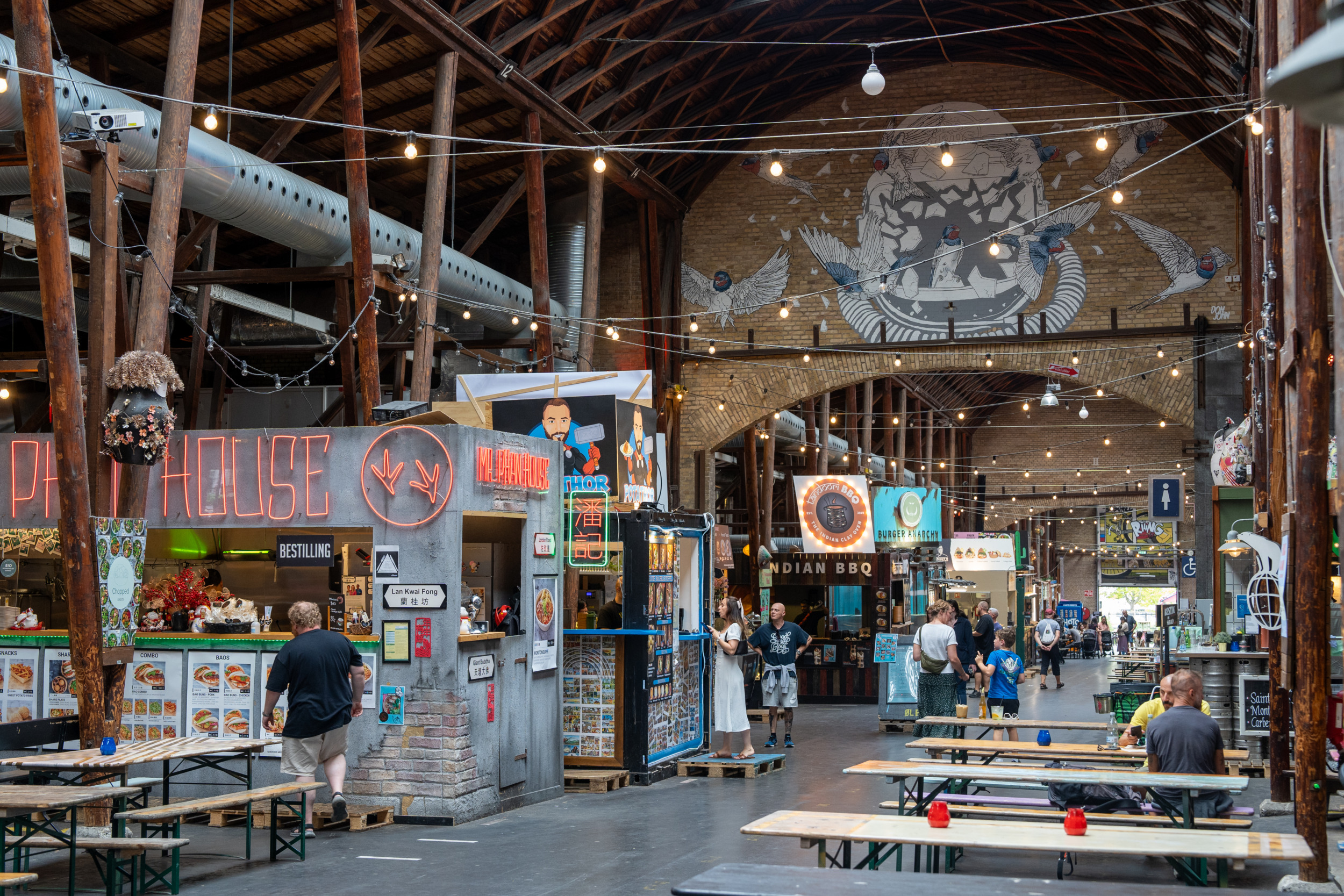 Storms Pakhus ist wohl der coolste Streetfoodmarkt in Odense