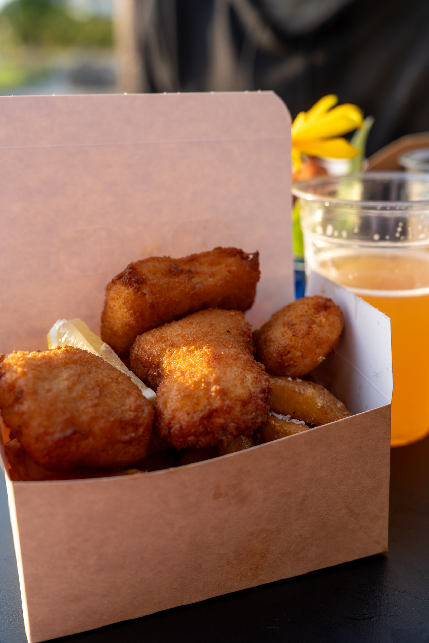 Fish & Chips im Vandkanten in Falsled