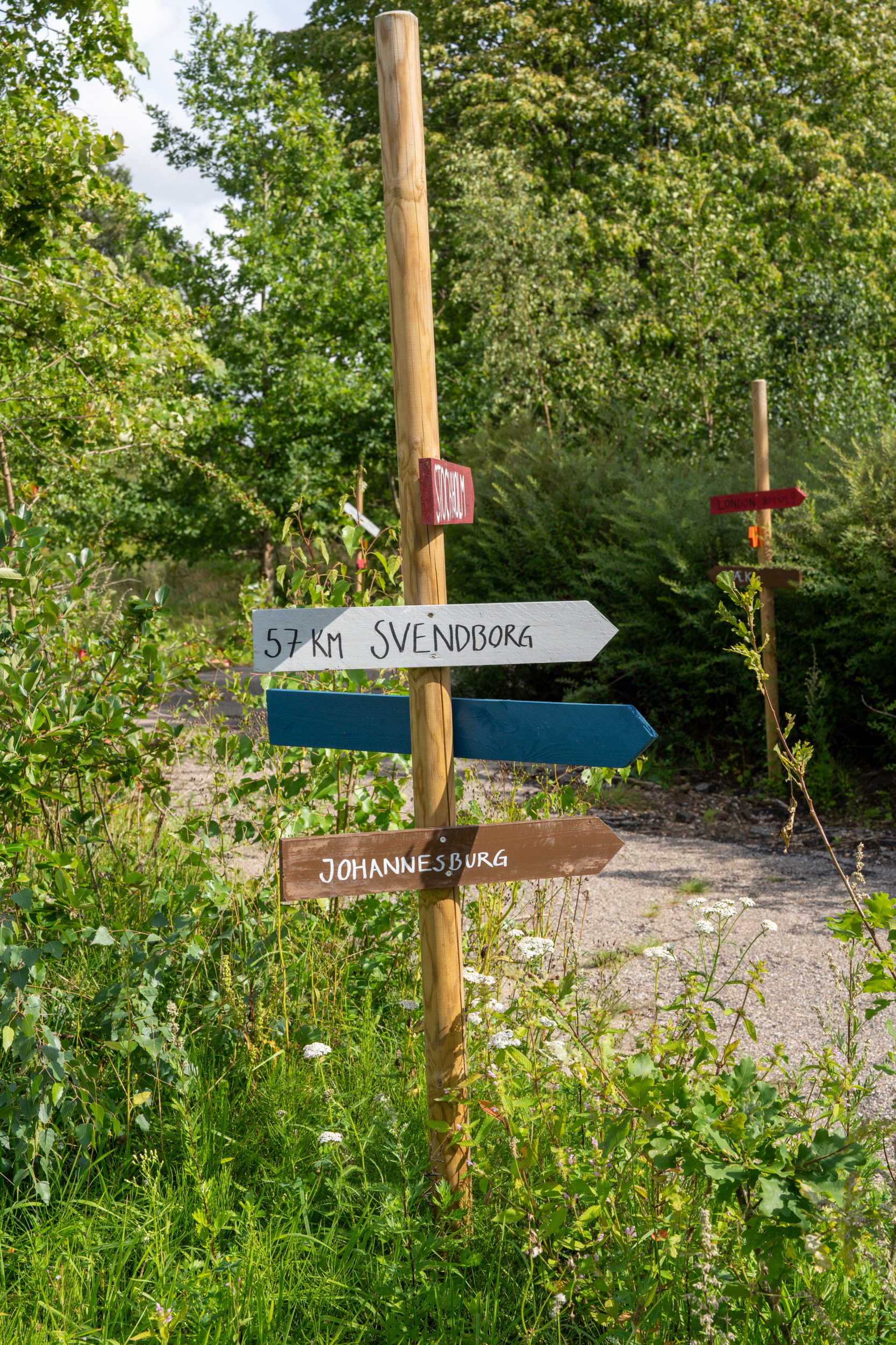 Wegweiser in Fyns Sommerland