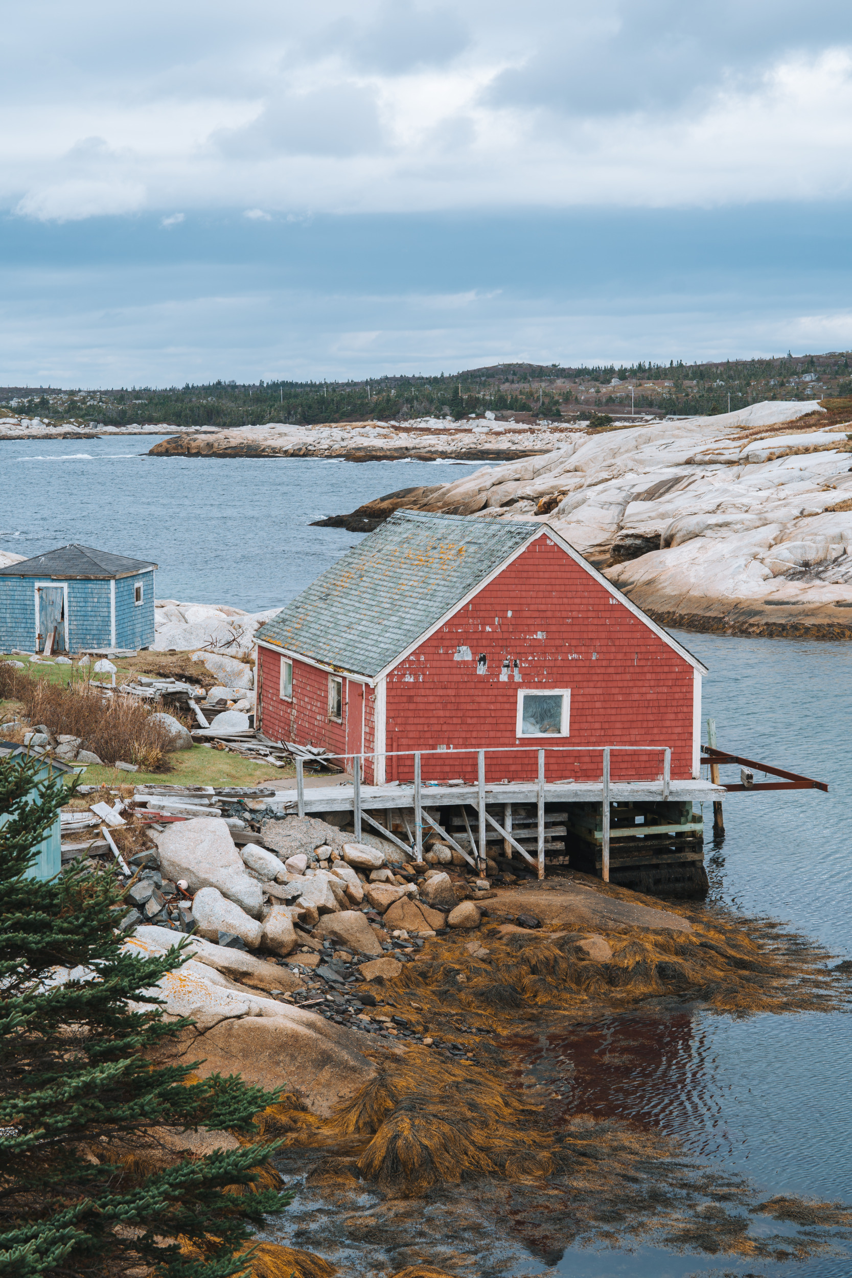 Architektur in Peggy's Cove