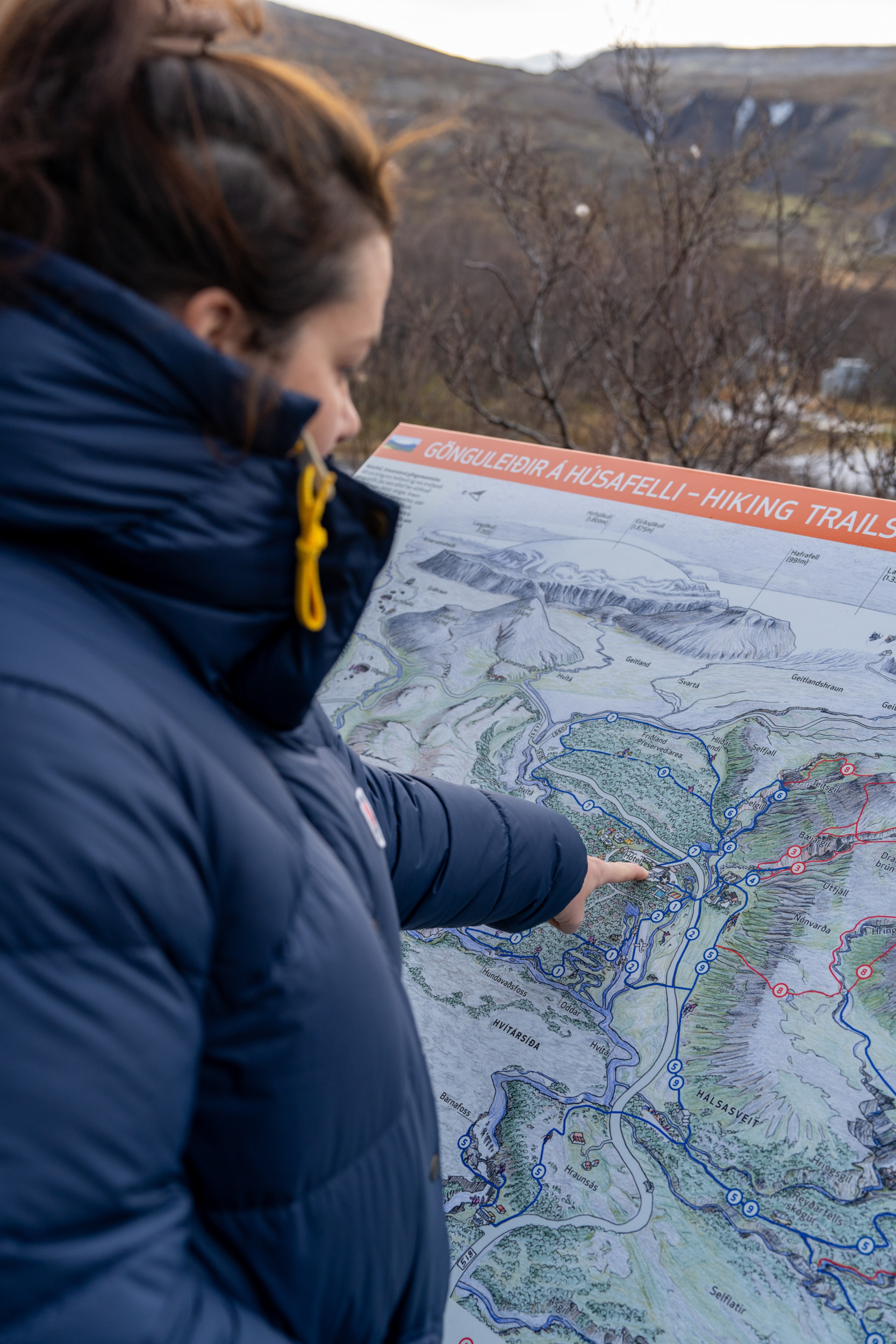 Wandern in Húsafell