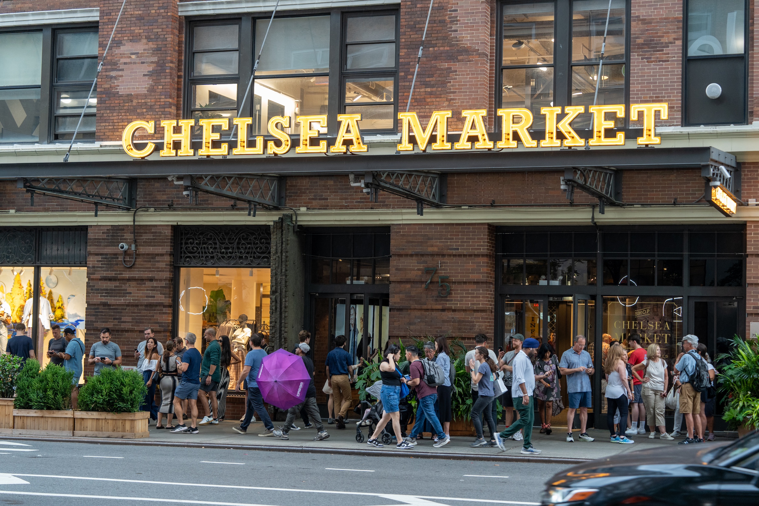 Im Chelsea Market treffen sich am Wochenende Touristen und Einheimische