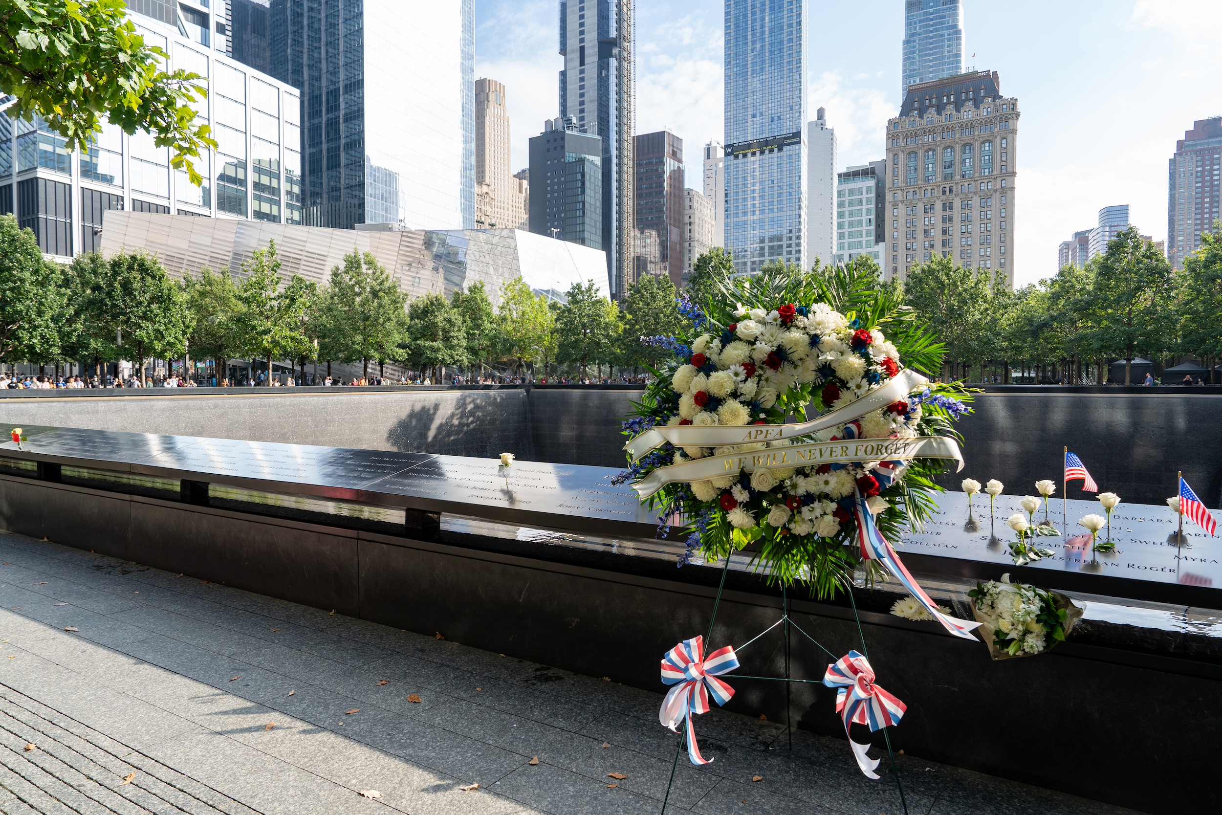 Das 9/11 Memorial erinnert an schreckliche Zeiten