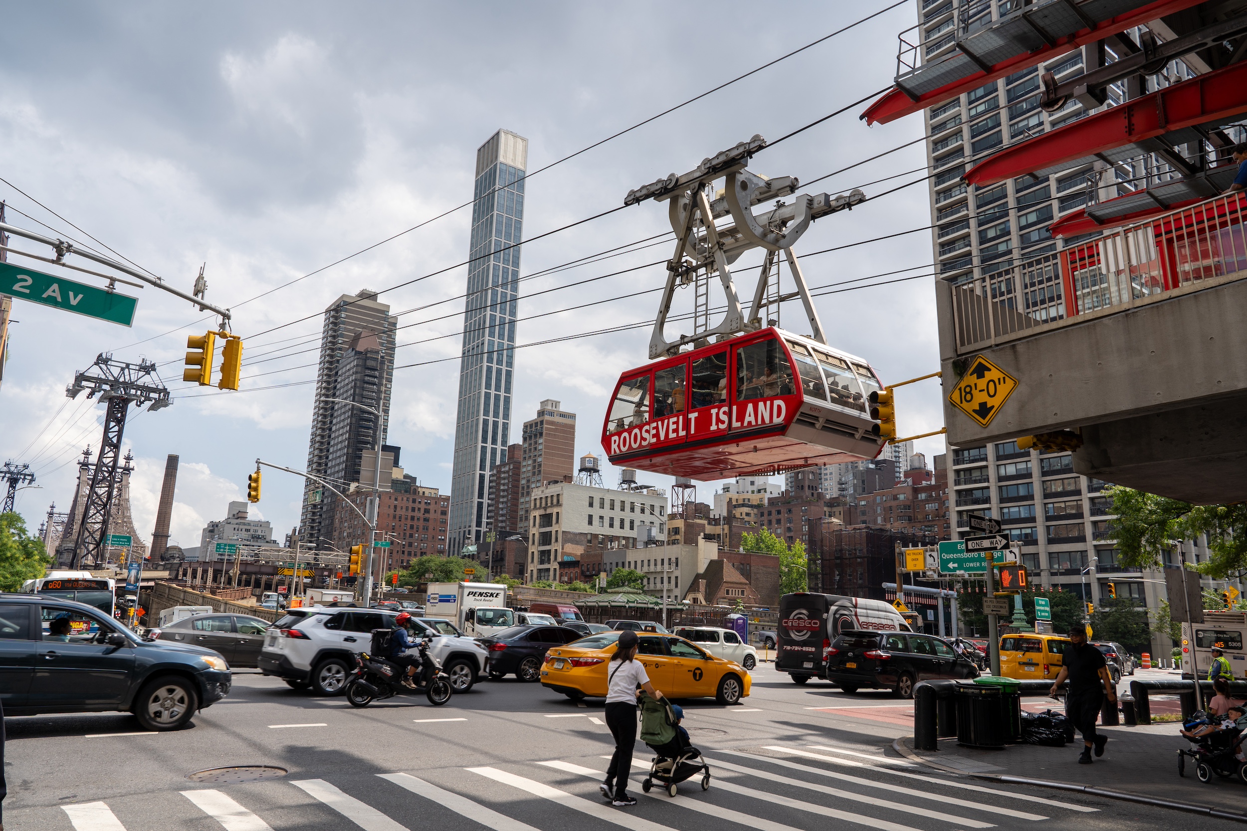 Die Roosevelt Tramvay bringt euch auf die kleine Roosevelt Island