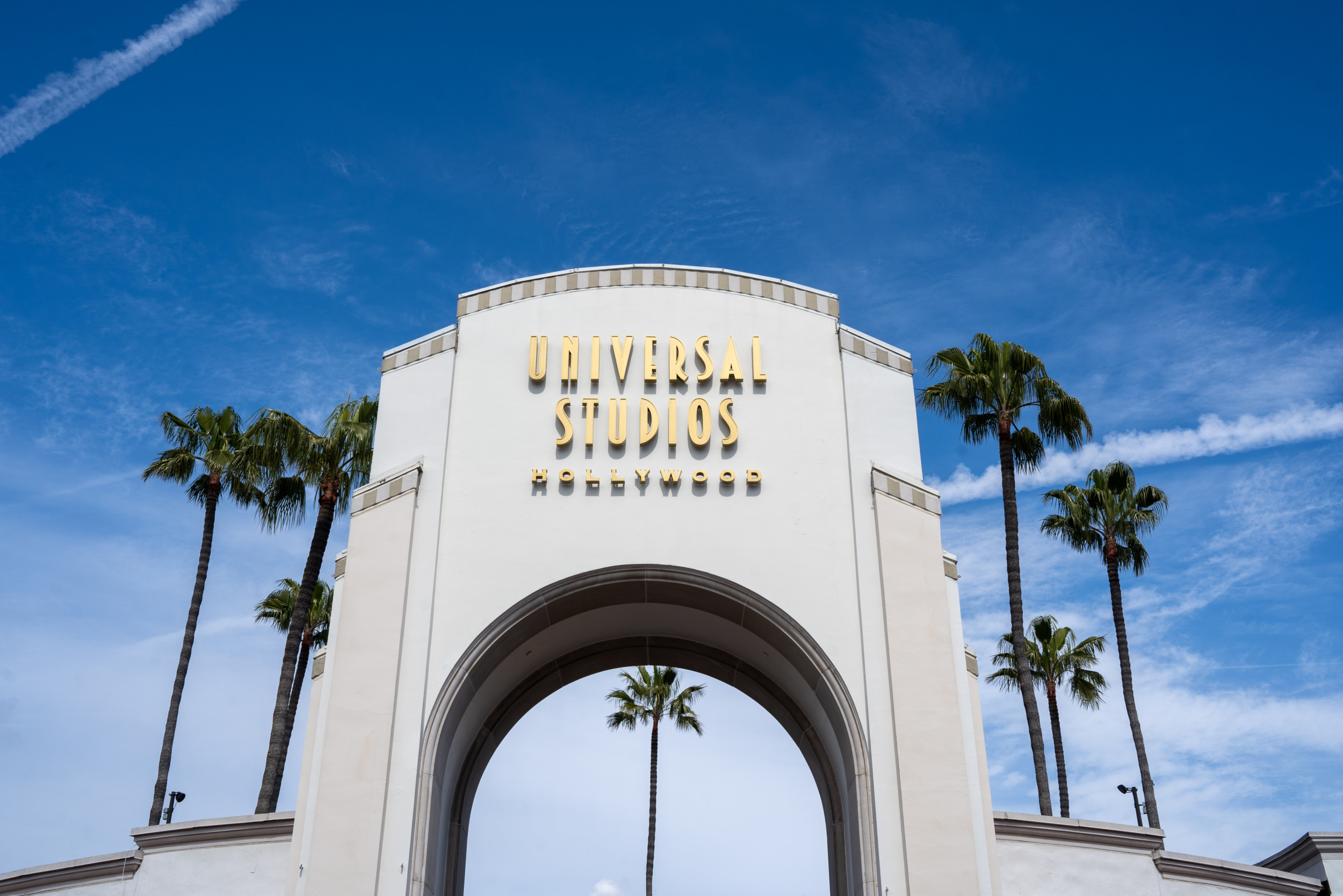 Der Eingang der Universal Studios in Hollywood