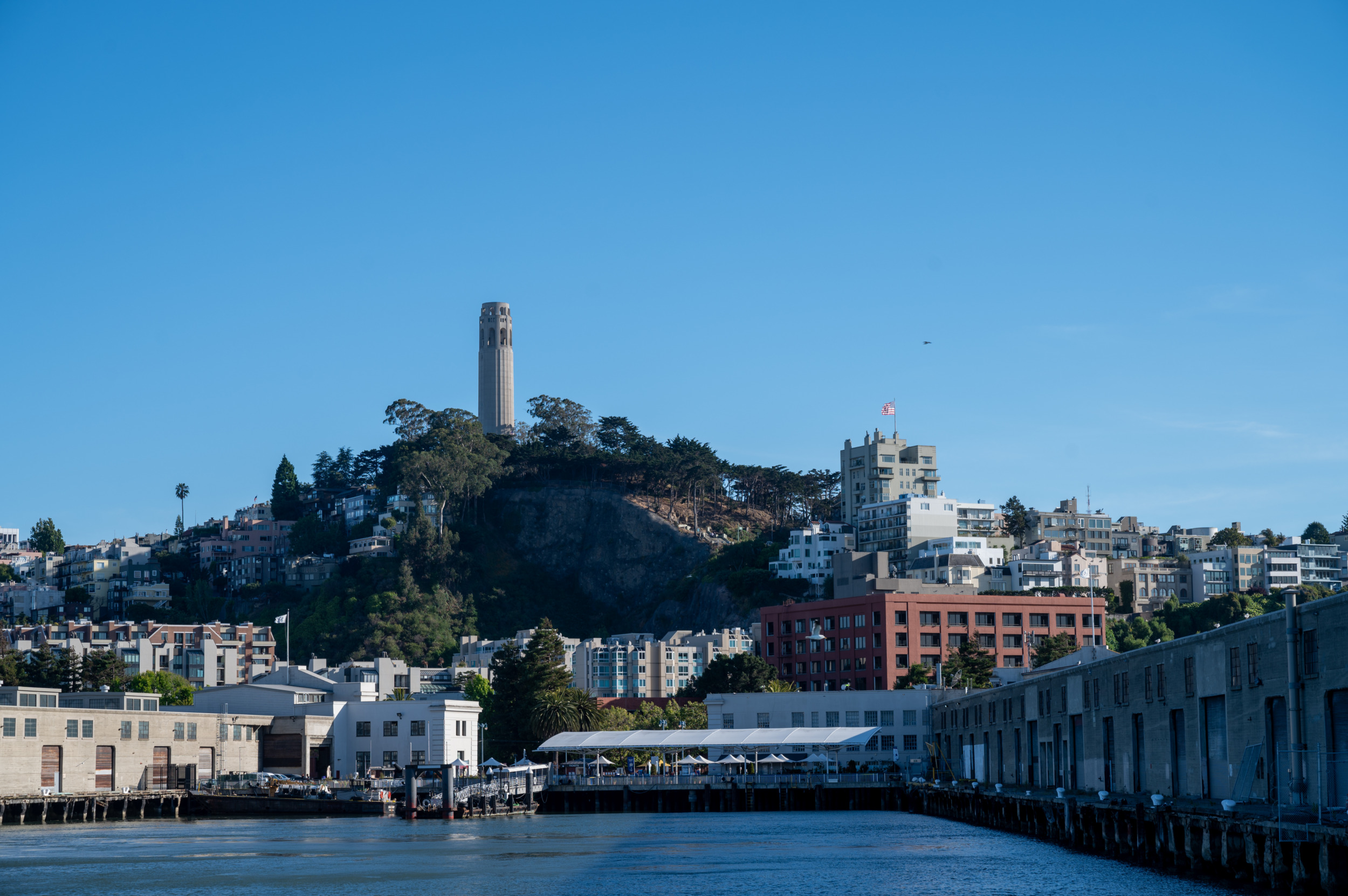Der Coit Tower prägt das Stadtbild von San Francisco