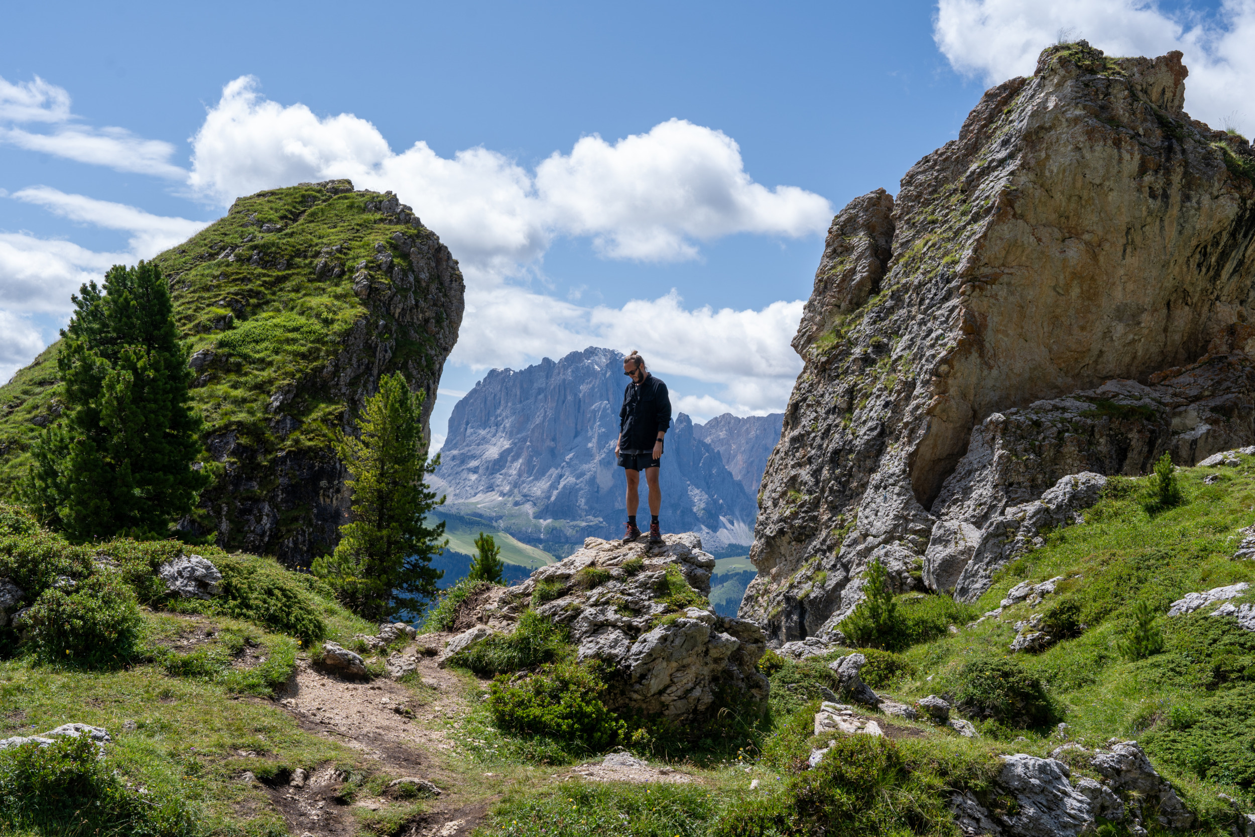 Knallgrün und fotogene Gipfel: die Seceda ist ein Paradies für Fotografen