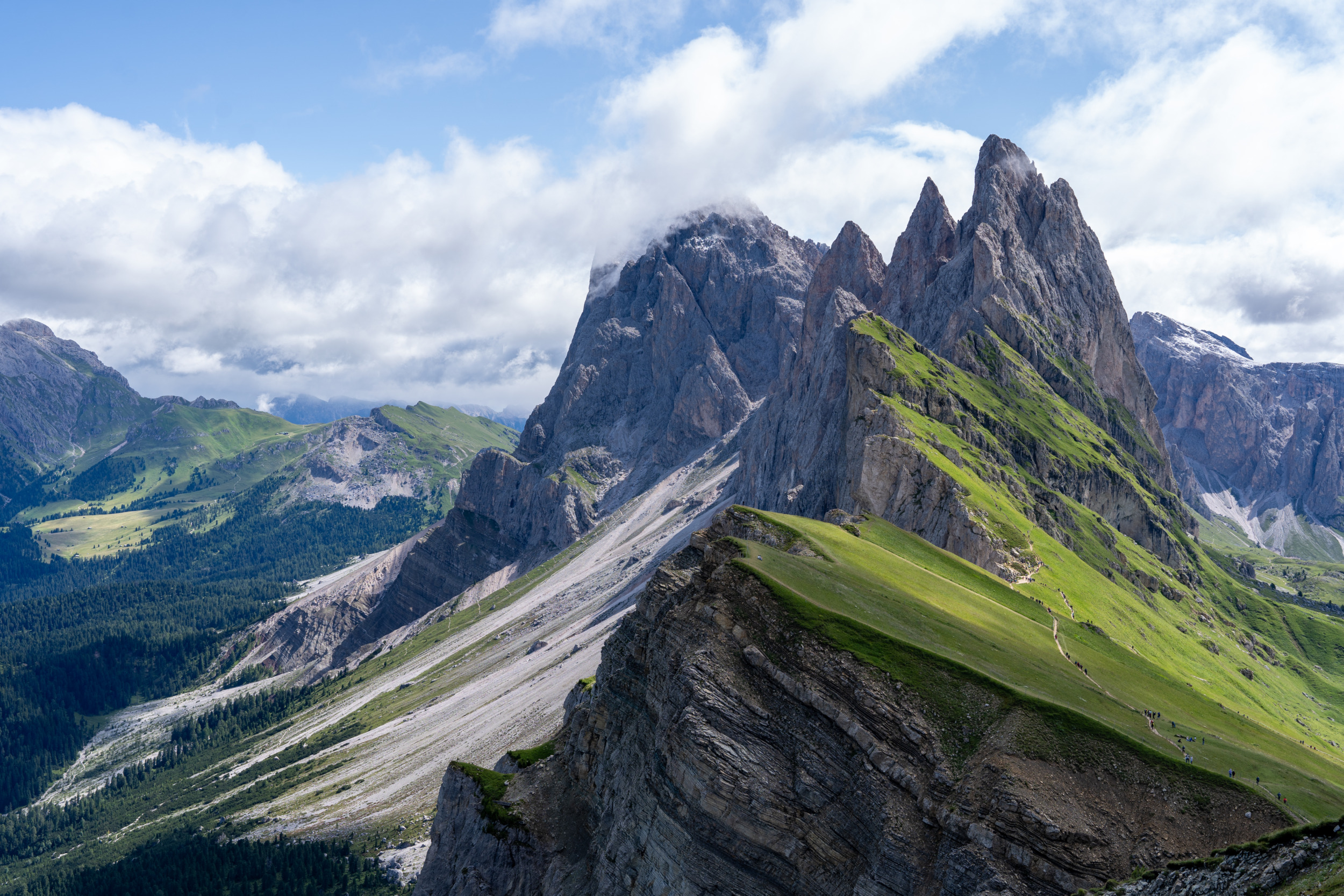 Ein einmaliges Fotomotiv erwartet euch oben auf der Seceda