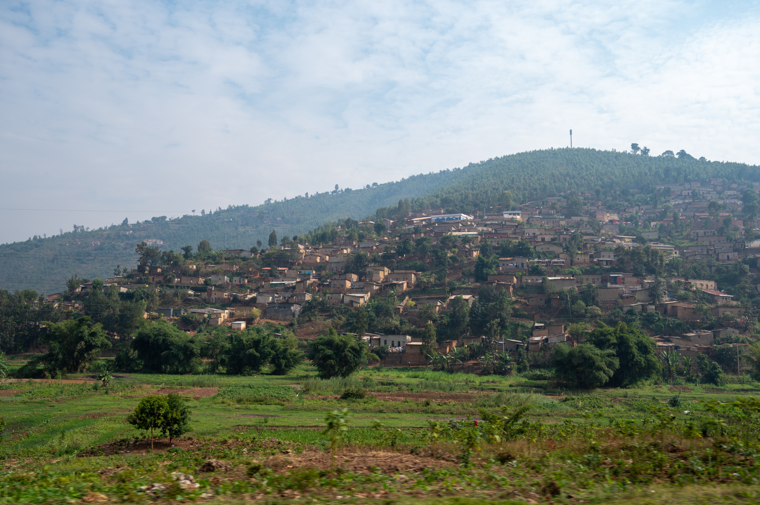 Die Landschaft rund um Kigali ist einmalig