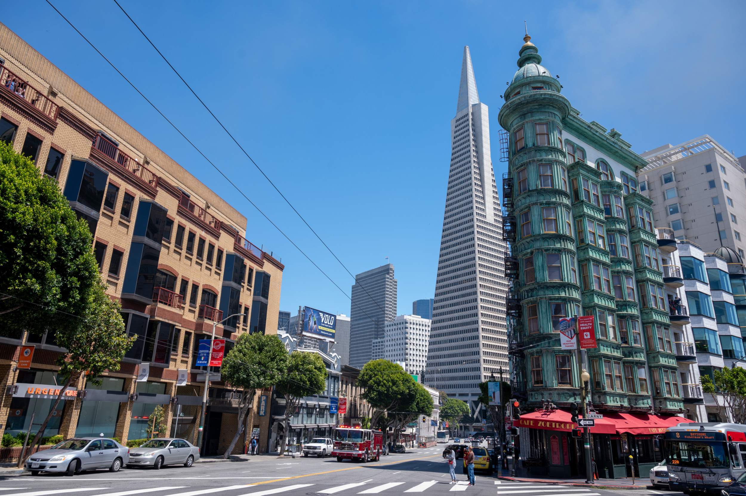 Die Transamerica Pyramid seht ihr von etlichen Winkeln der Stadt