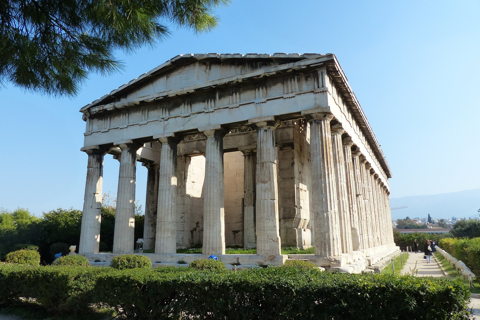 Die Antike Agora galt einst als wichtigster Versammlungsplatz