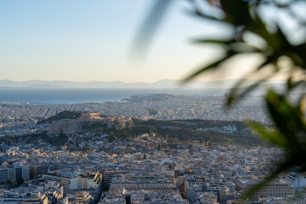 Der Ausblick vom Lykabettus ist zum Sonnenuntergang einfach magisch