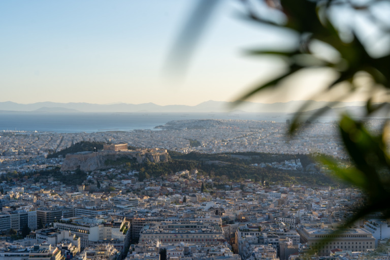 Der Ausblick vom Lykabettus ist zum Sonnenuntergang einfach magisch