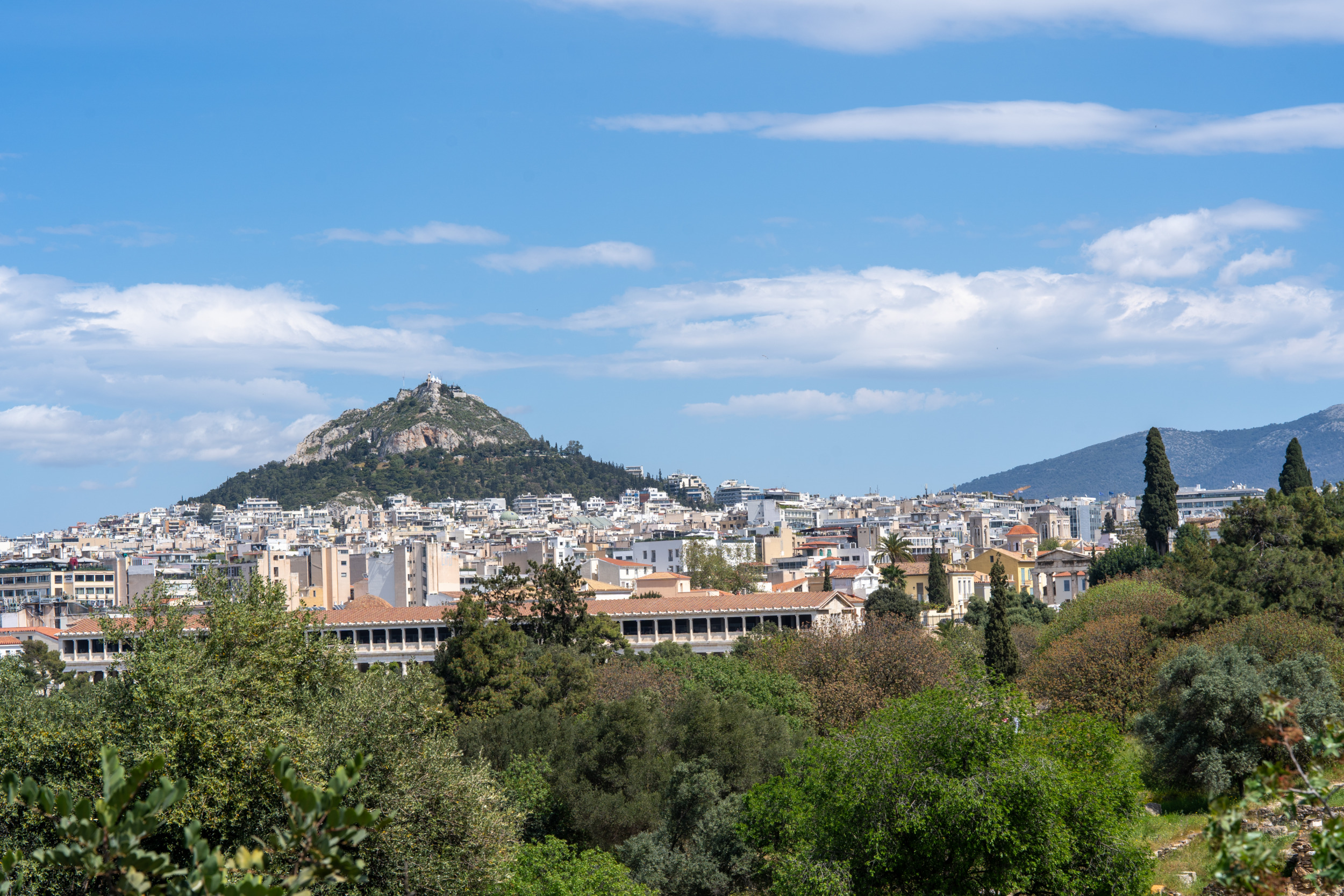 Der Ausblick aus den Zimmern des Athens Panorama Project ist einmalig