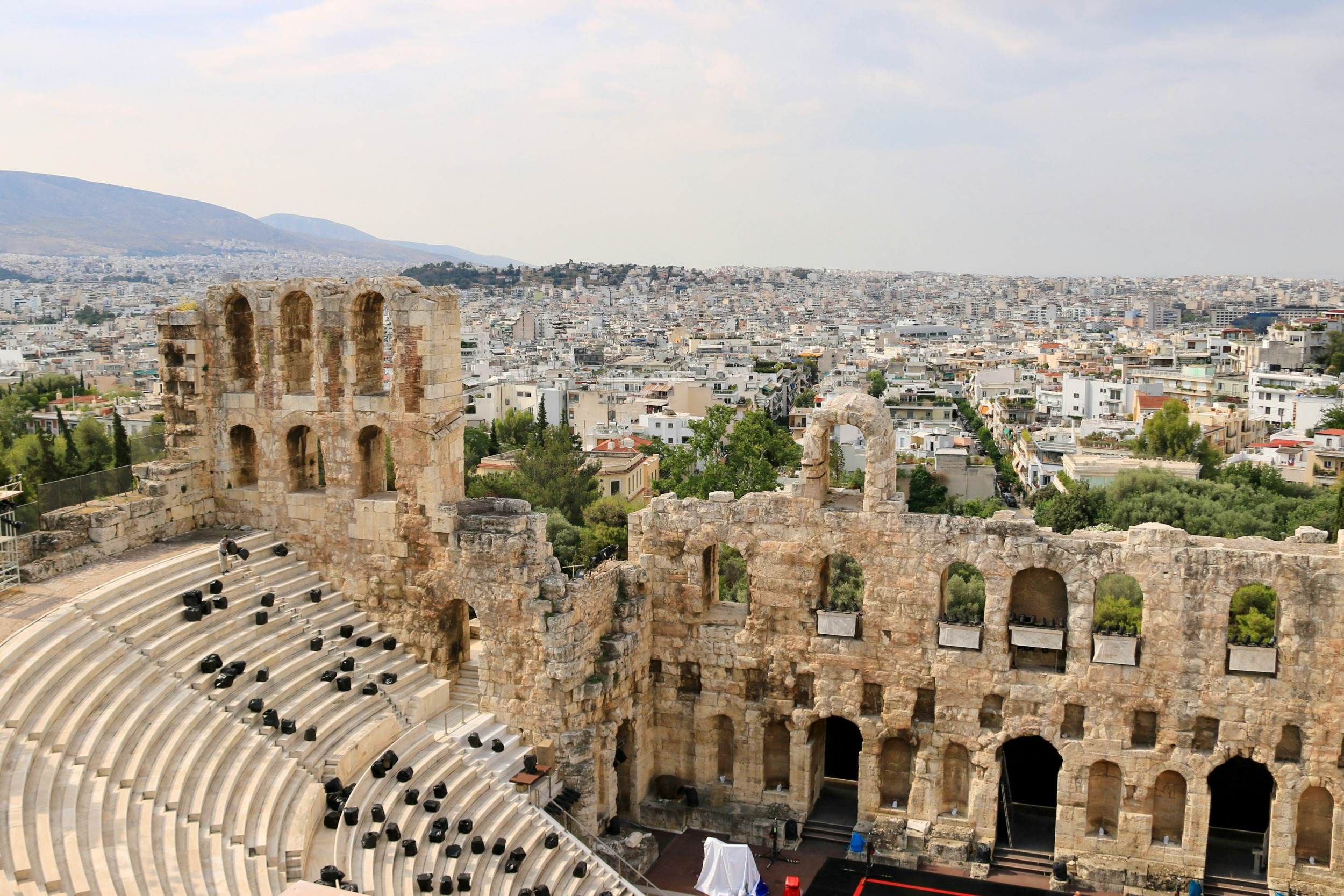 Das Odeon des Herodes Atticus bietet euch einen Blick in die Antike