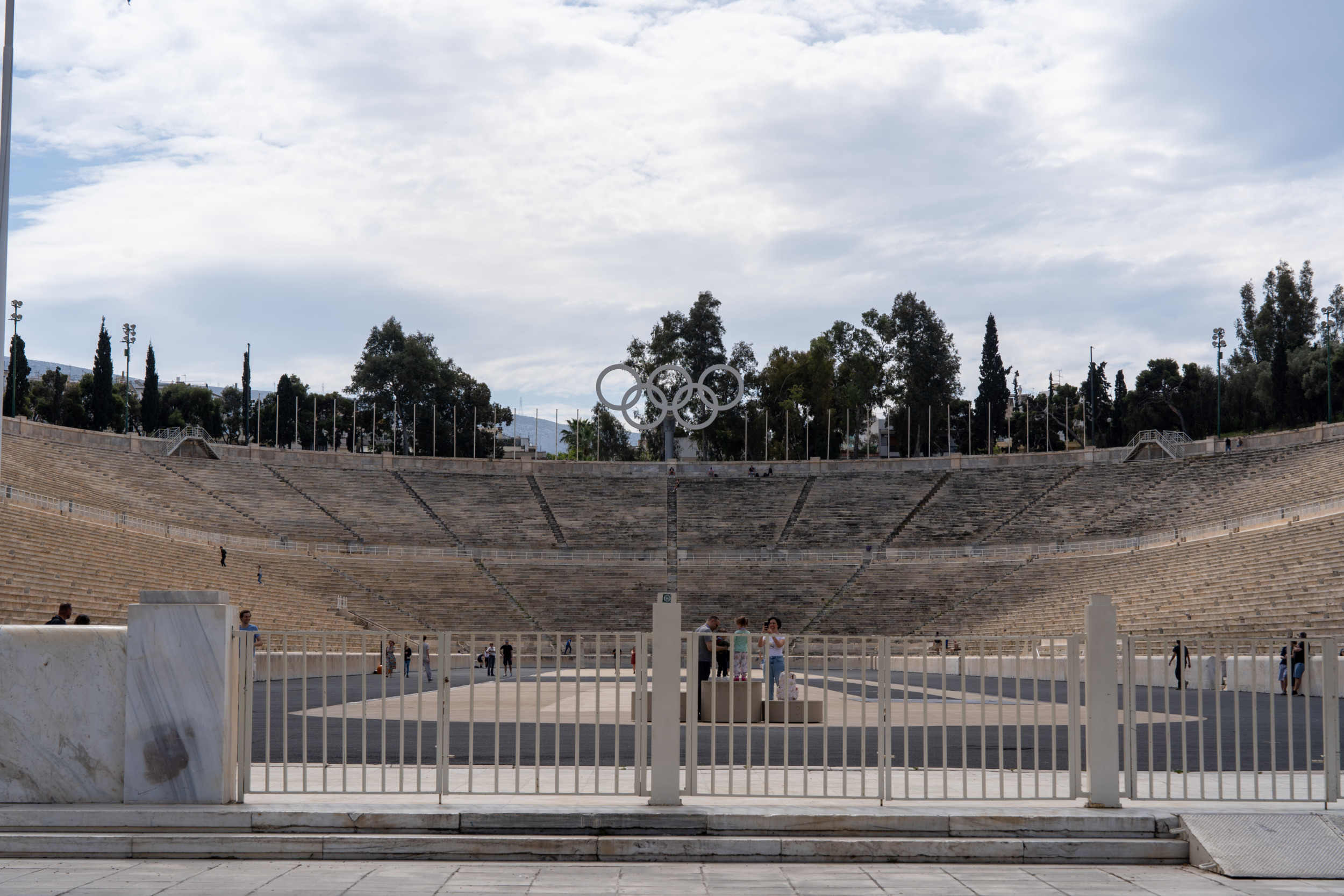 Das Panathinaiko-Stadion erinnert an typische Olympia-Stadien