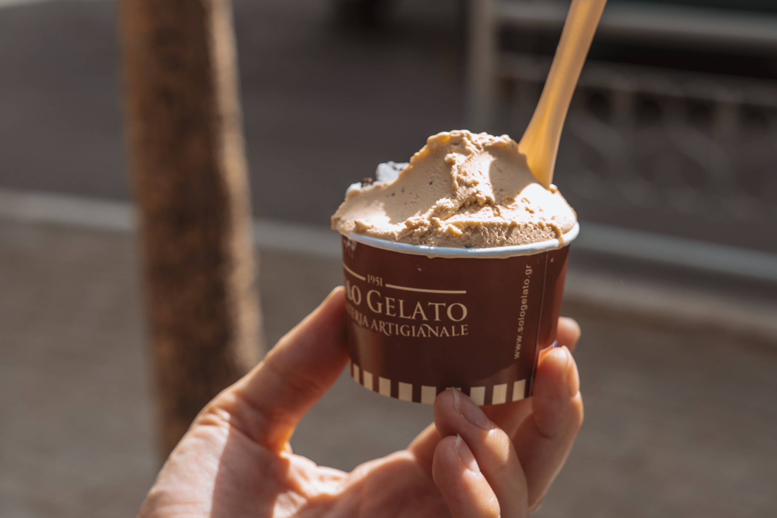 Ein Eis bei Solo Gelato darf in Kypseli nicht fehlen
