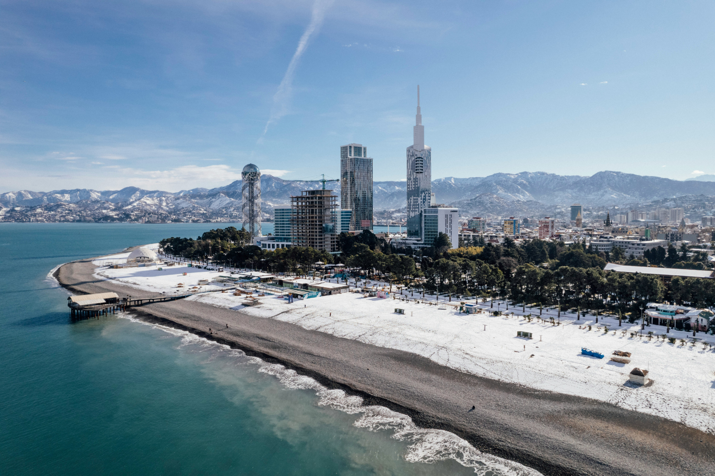 Batumi in Georgien von oben