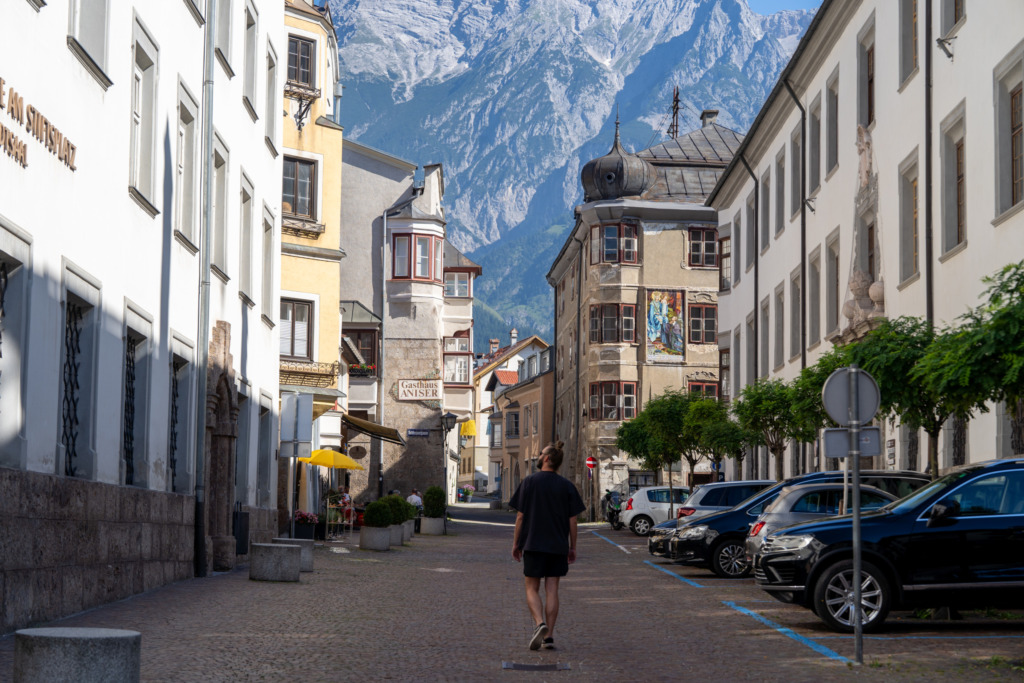 Spaziergang Hall in Tirol