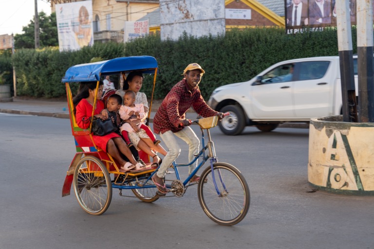 Rikscha in Antsirabe