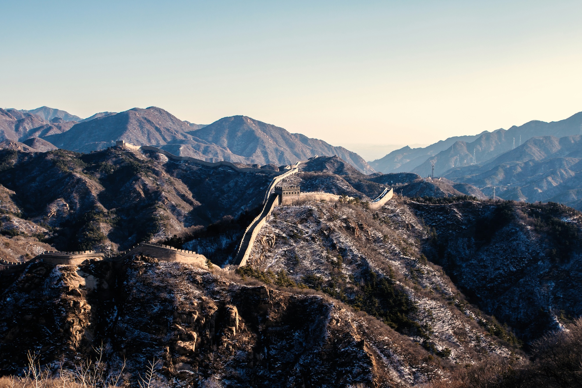 Badaling im Winter