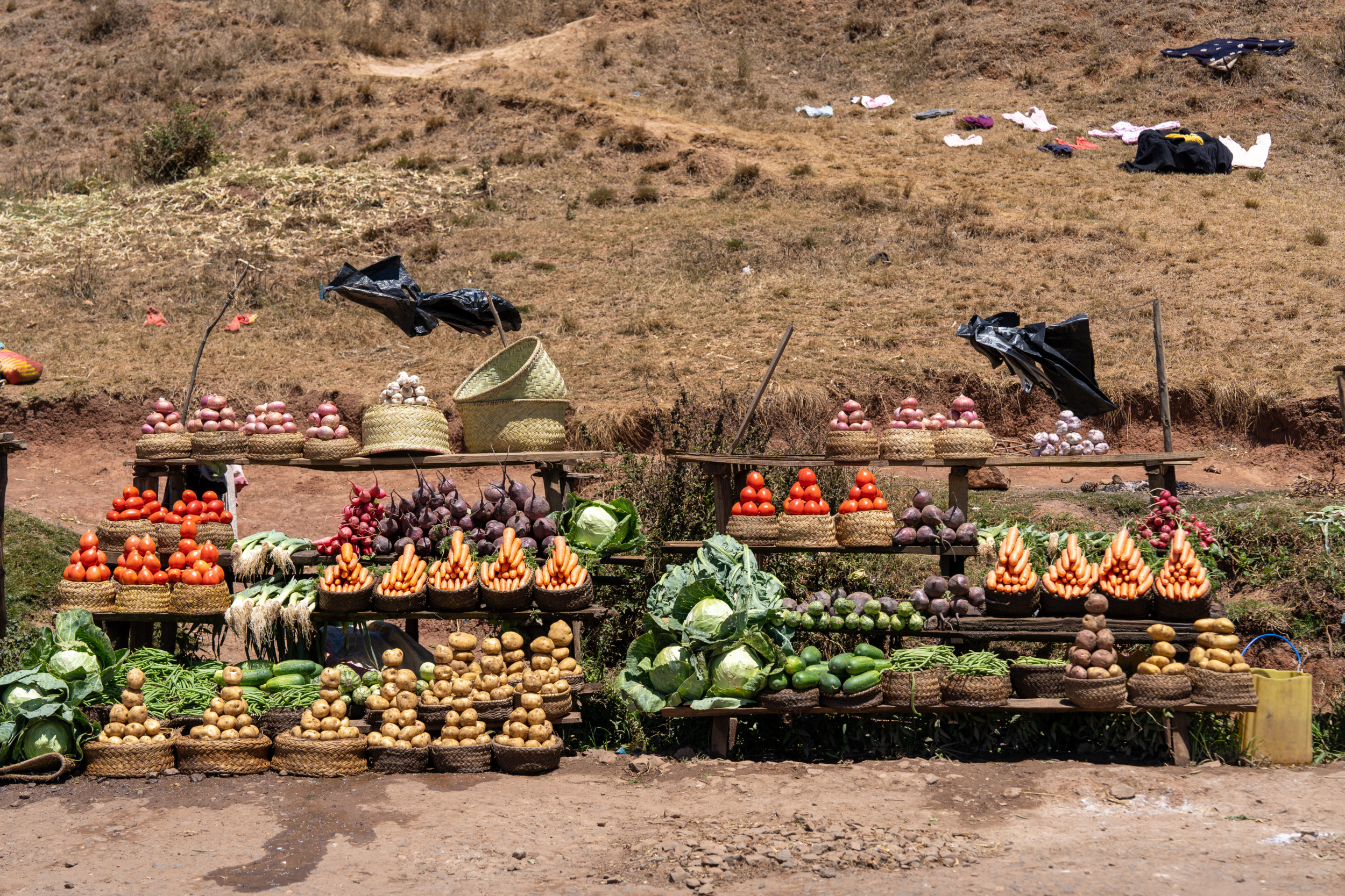 Straßenmarkt Madagaskar