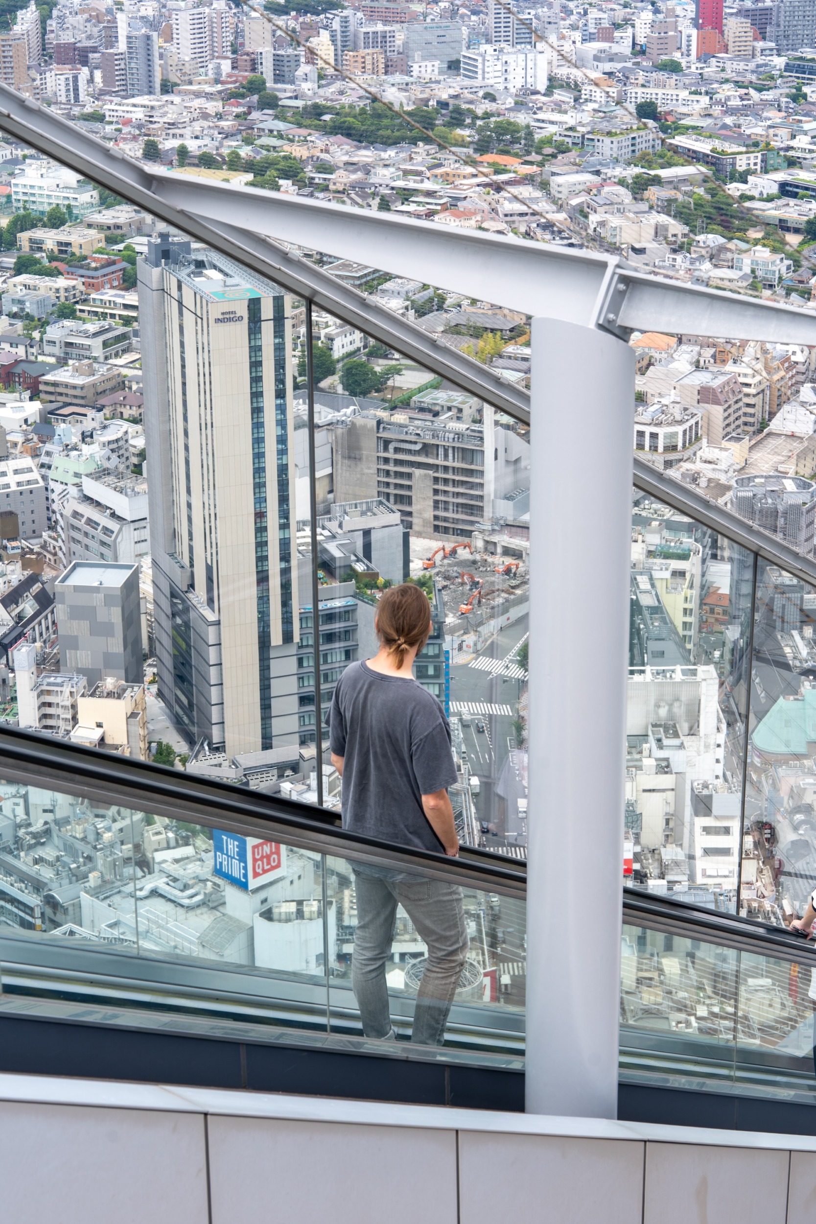 Shibuya Sky Rolltreppe