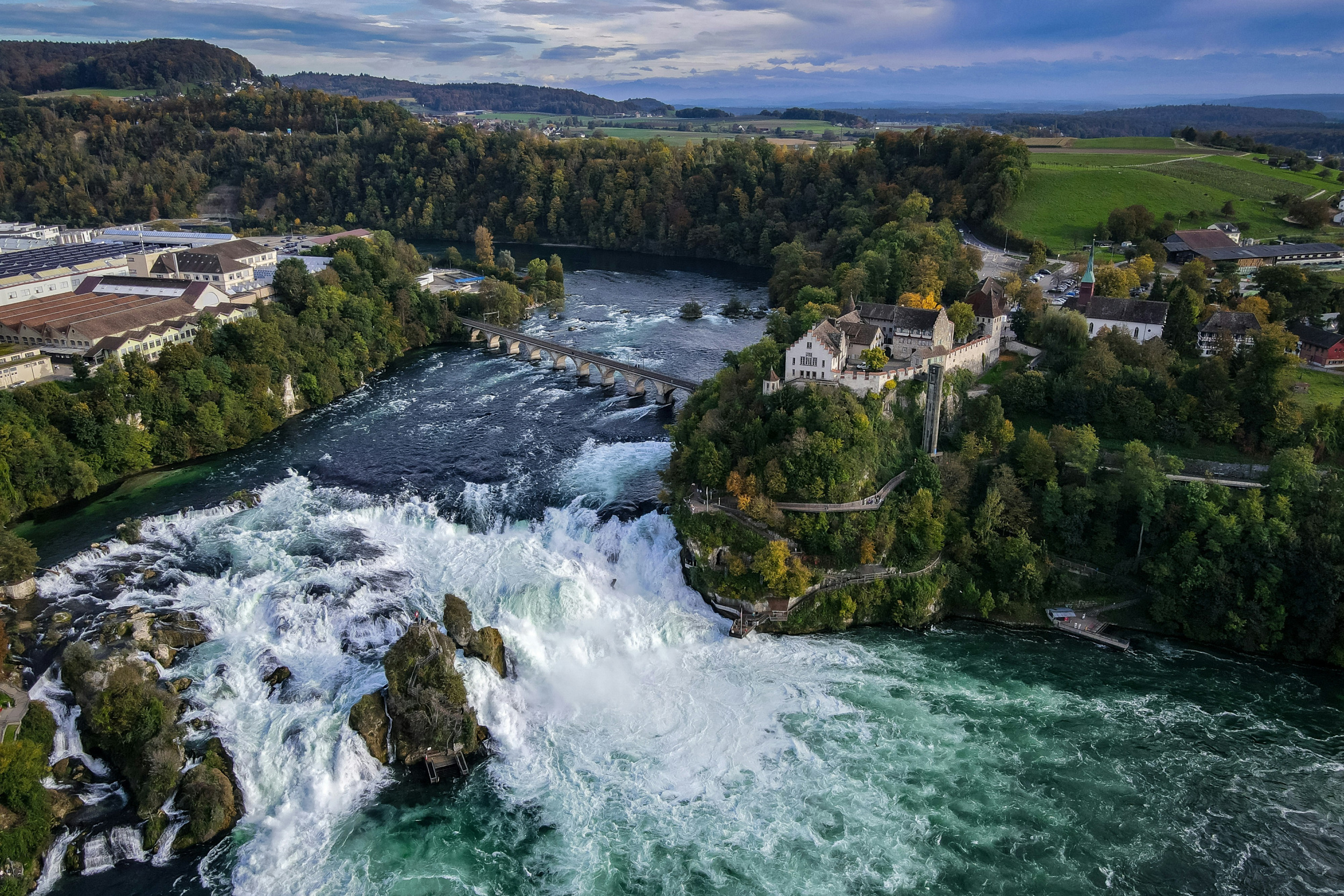 Rheinfall in Baden-Württemberg