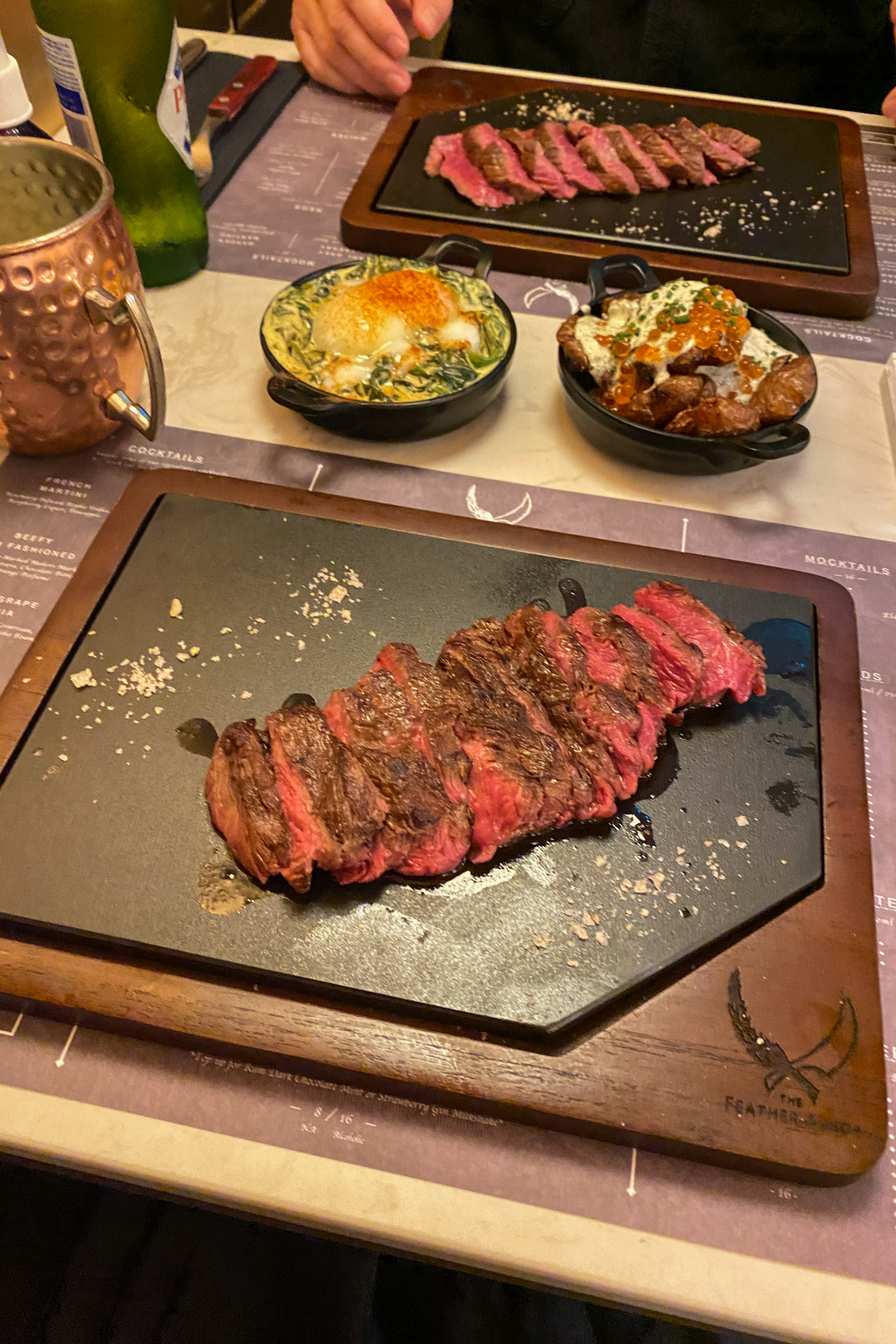Steak im Feather Blade