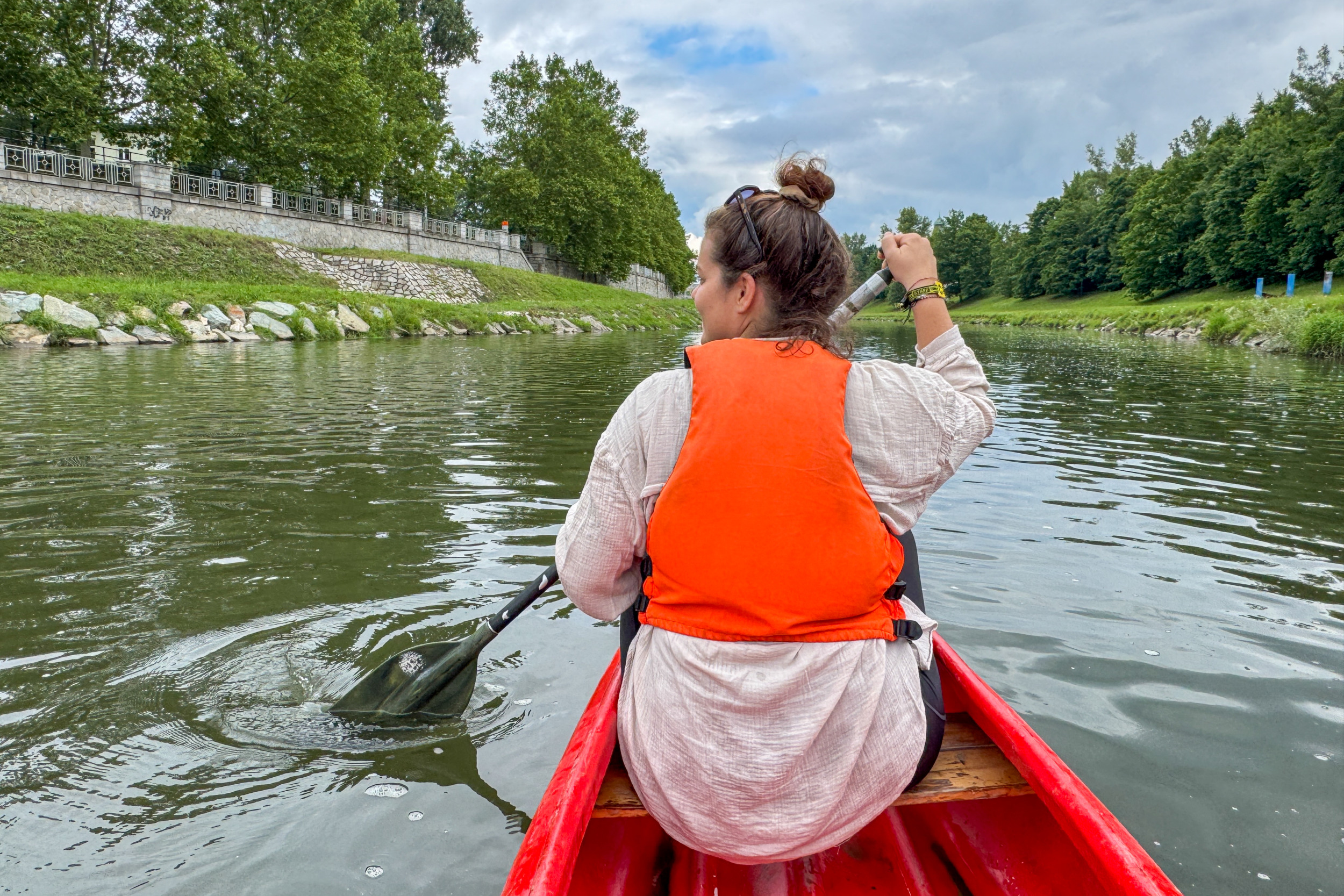 Kayaking in Ostrava