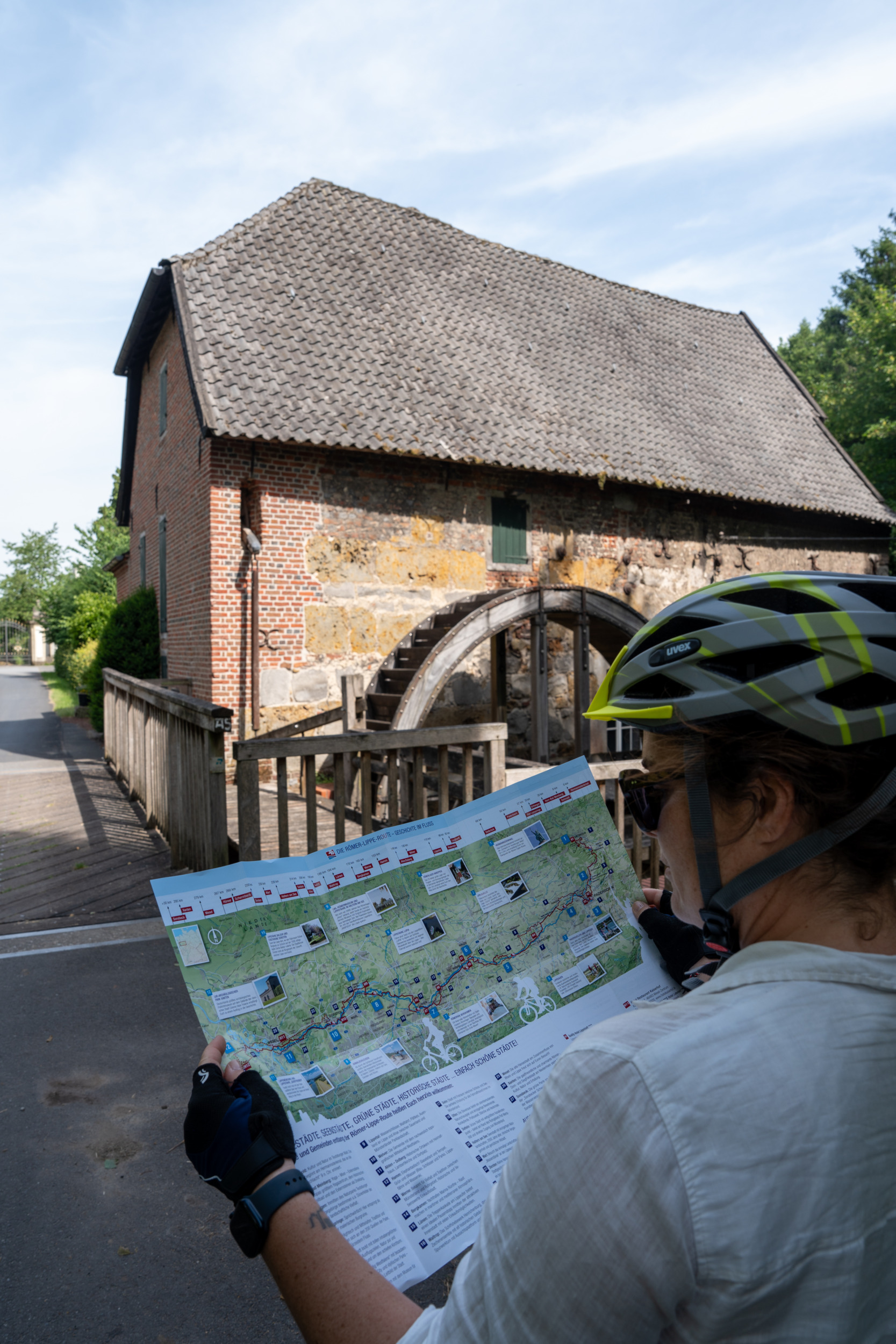 Karte Römer-Lippe-Route