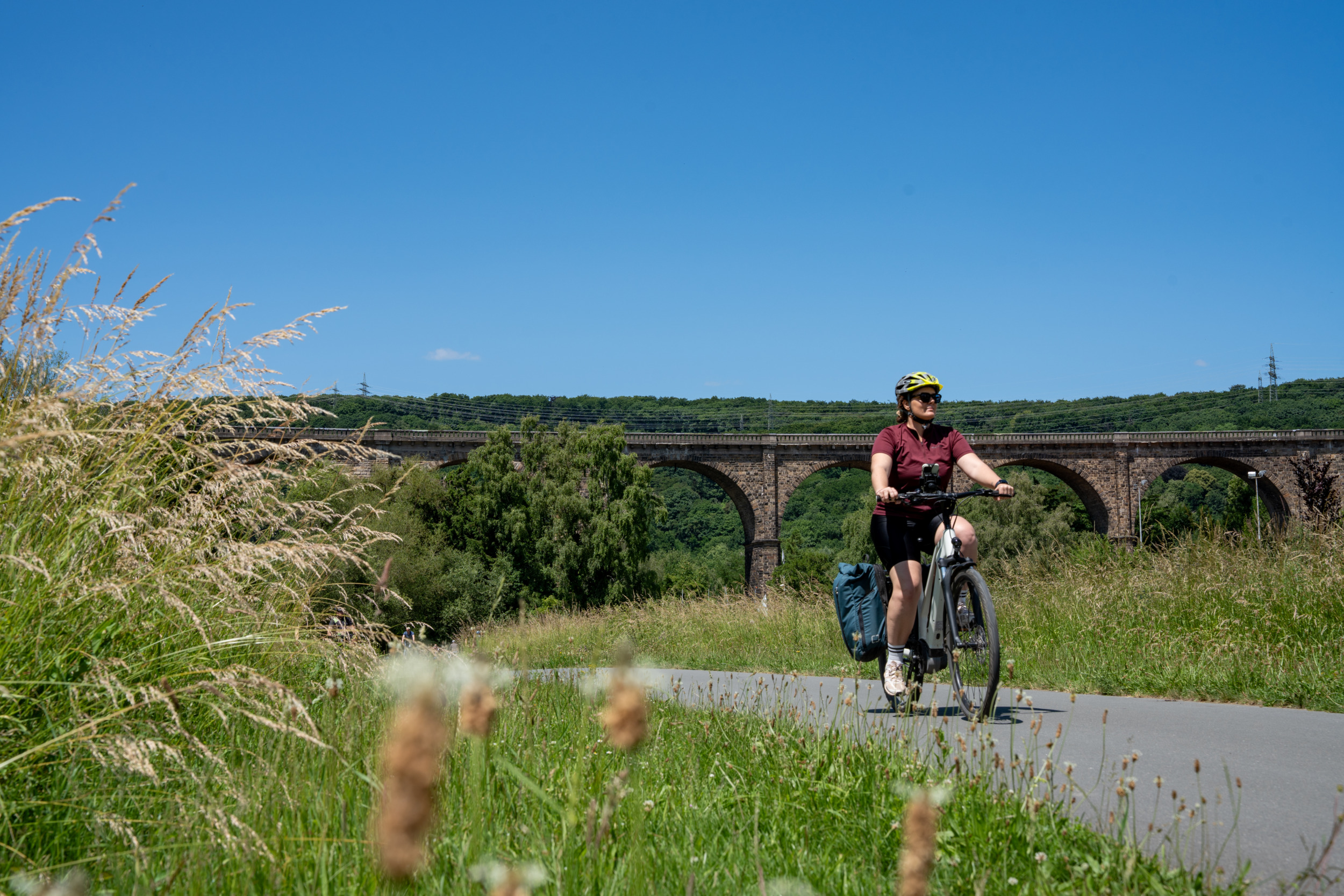 Ruhr-Viadukt auf dem Ruhrtalradweg