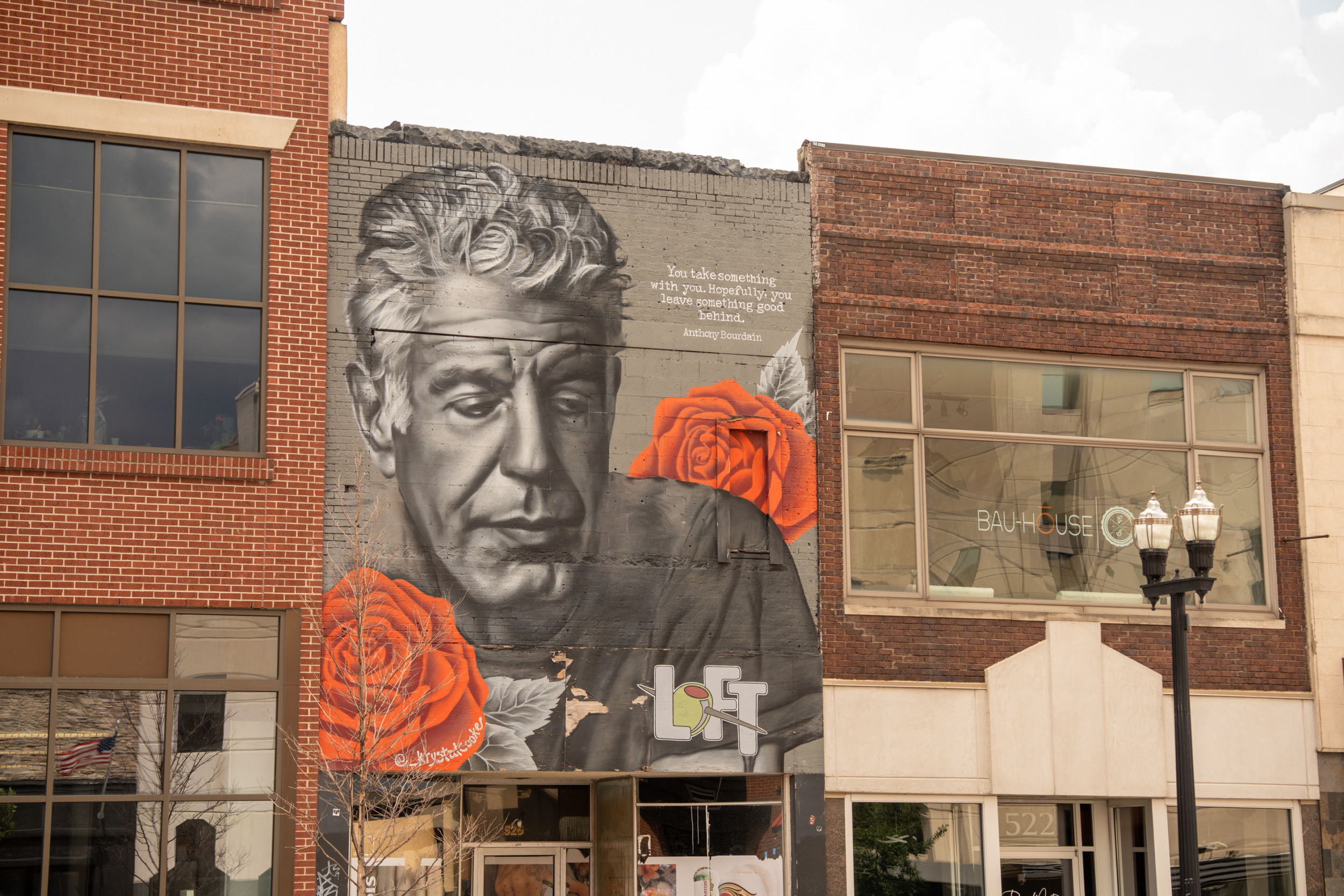 Anthony Bourdain Mural Michigan
