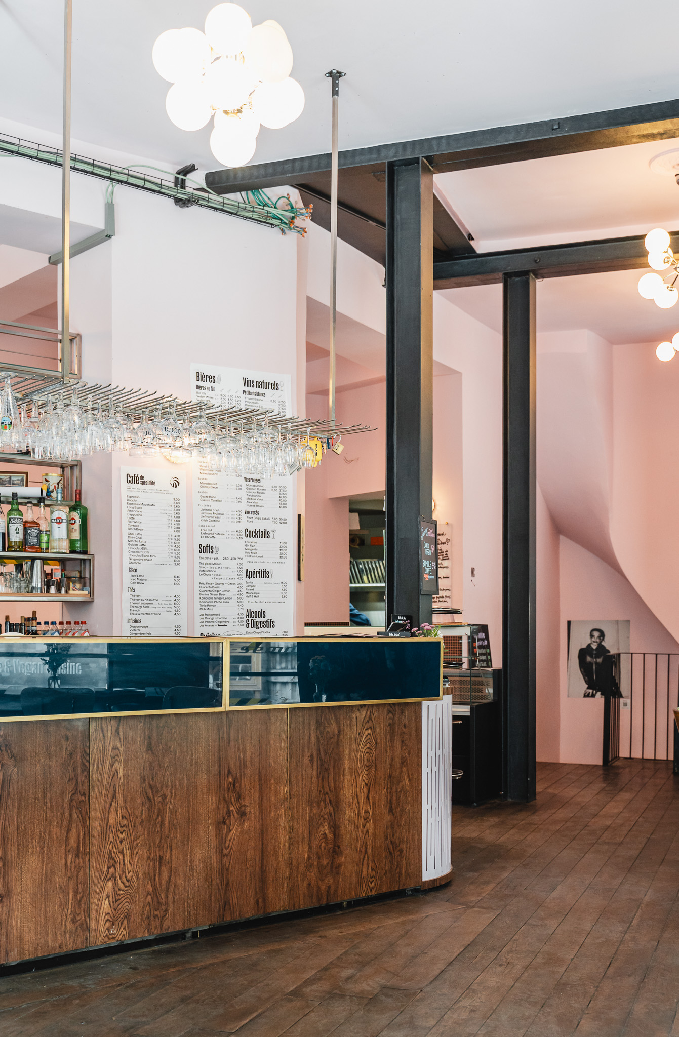 Das Café Le Fontainas in Brüssel