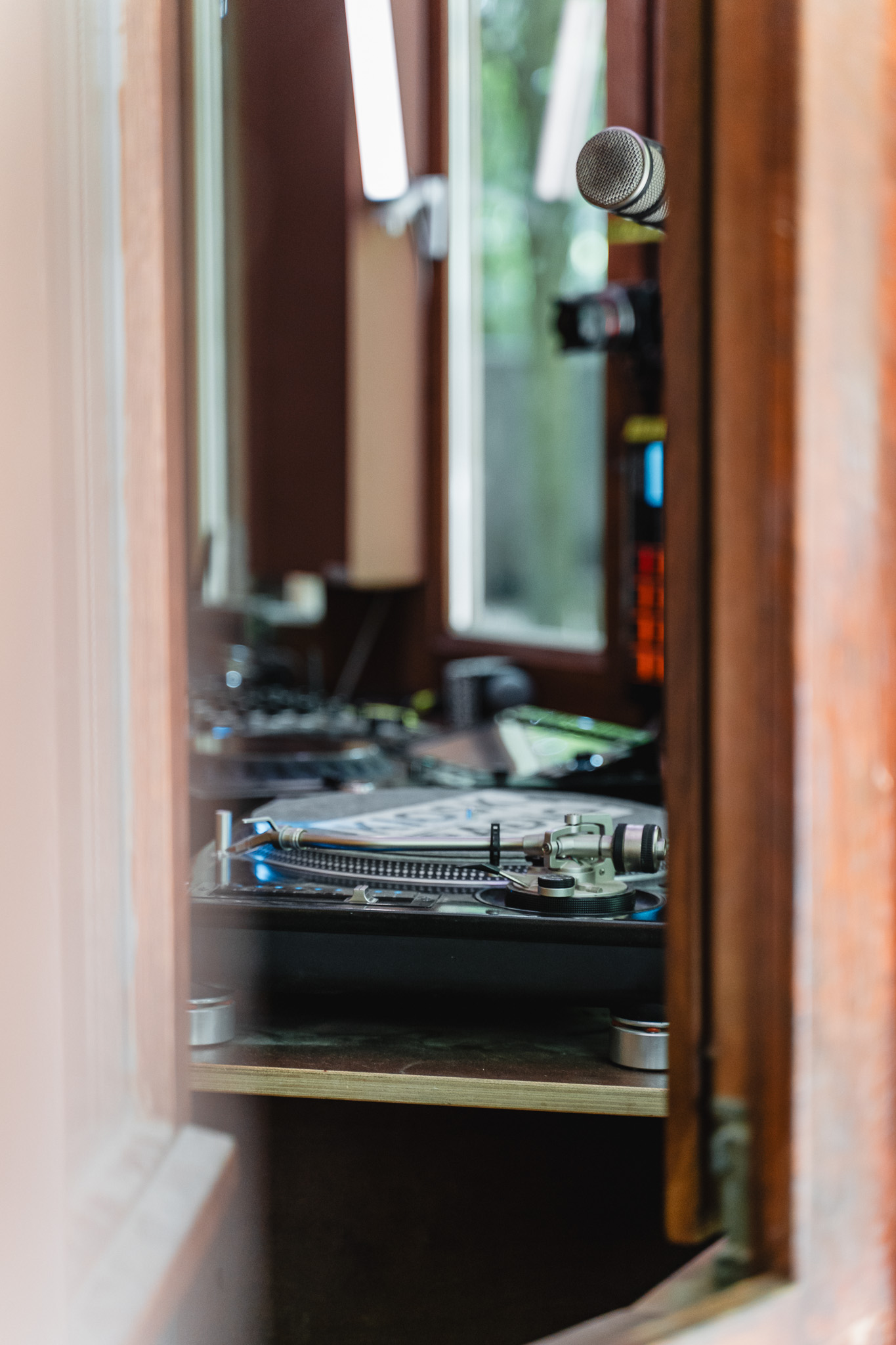 Blick in das Kiosk Radio in Brüssel