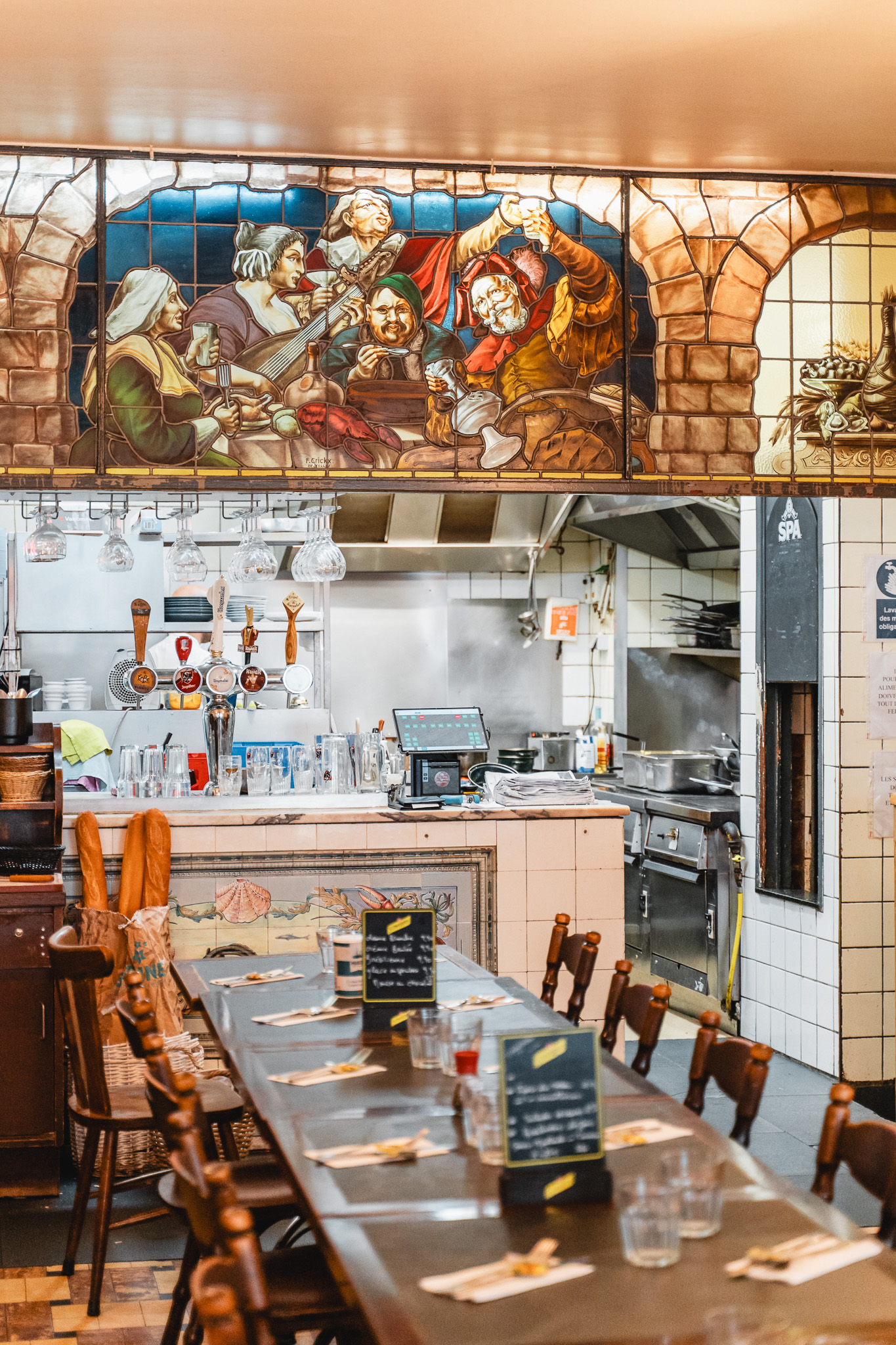 Das Restaurant Le Pré Salé in Brüssel